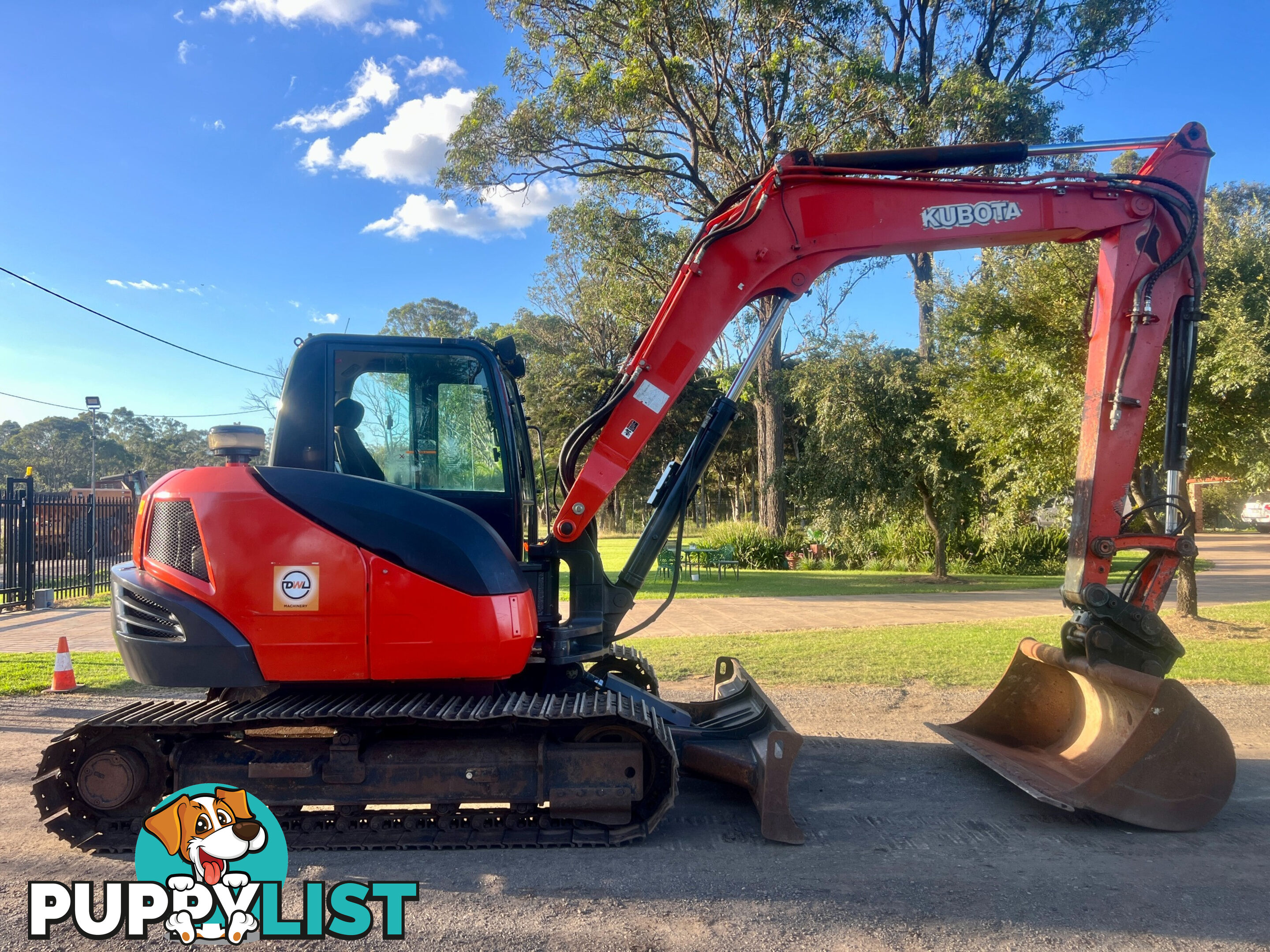 Kubota KX080 Tracked-Excav Excavator