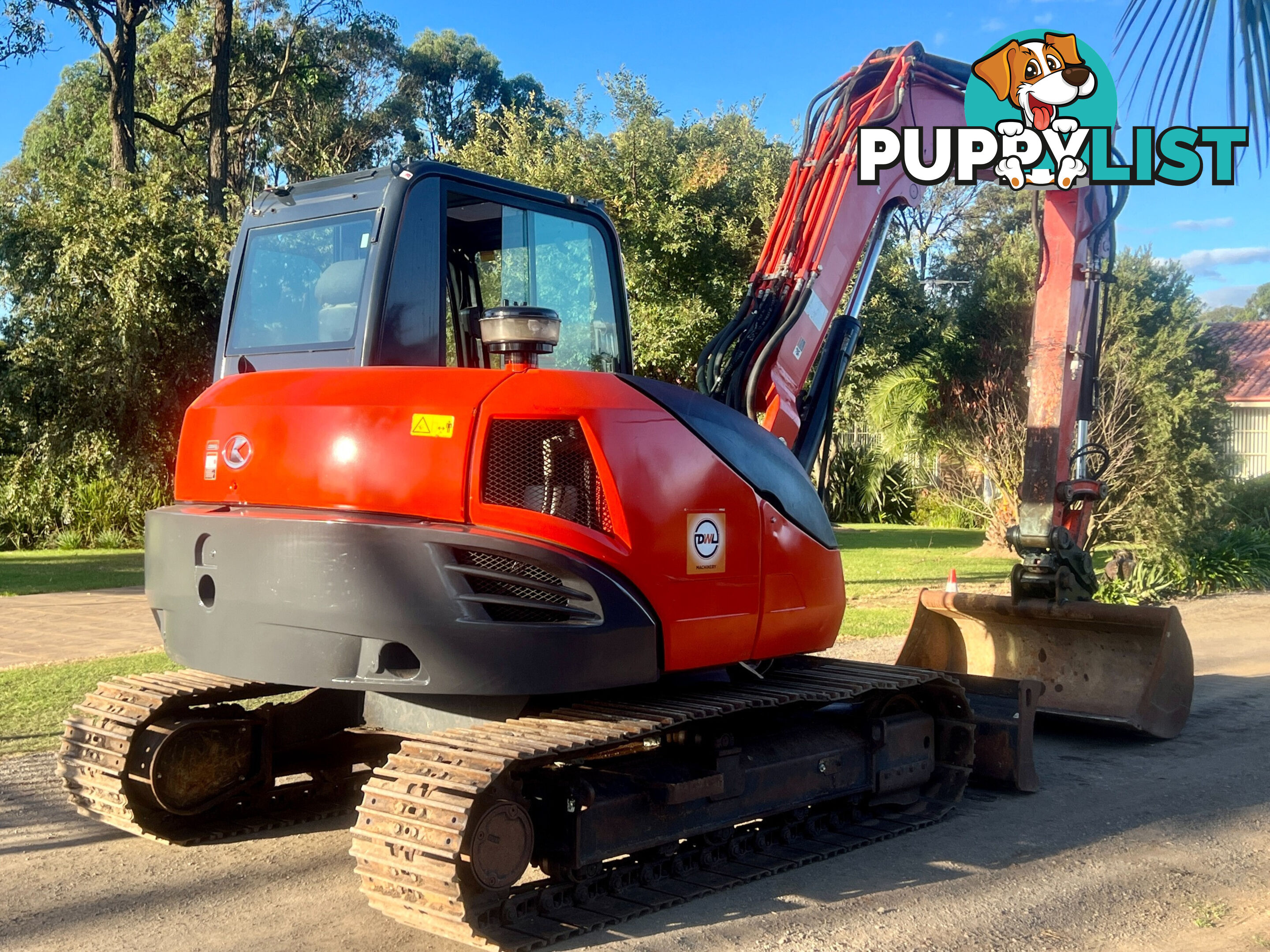 Kubota KX080 Tracked-Excav Excavator