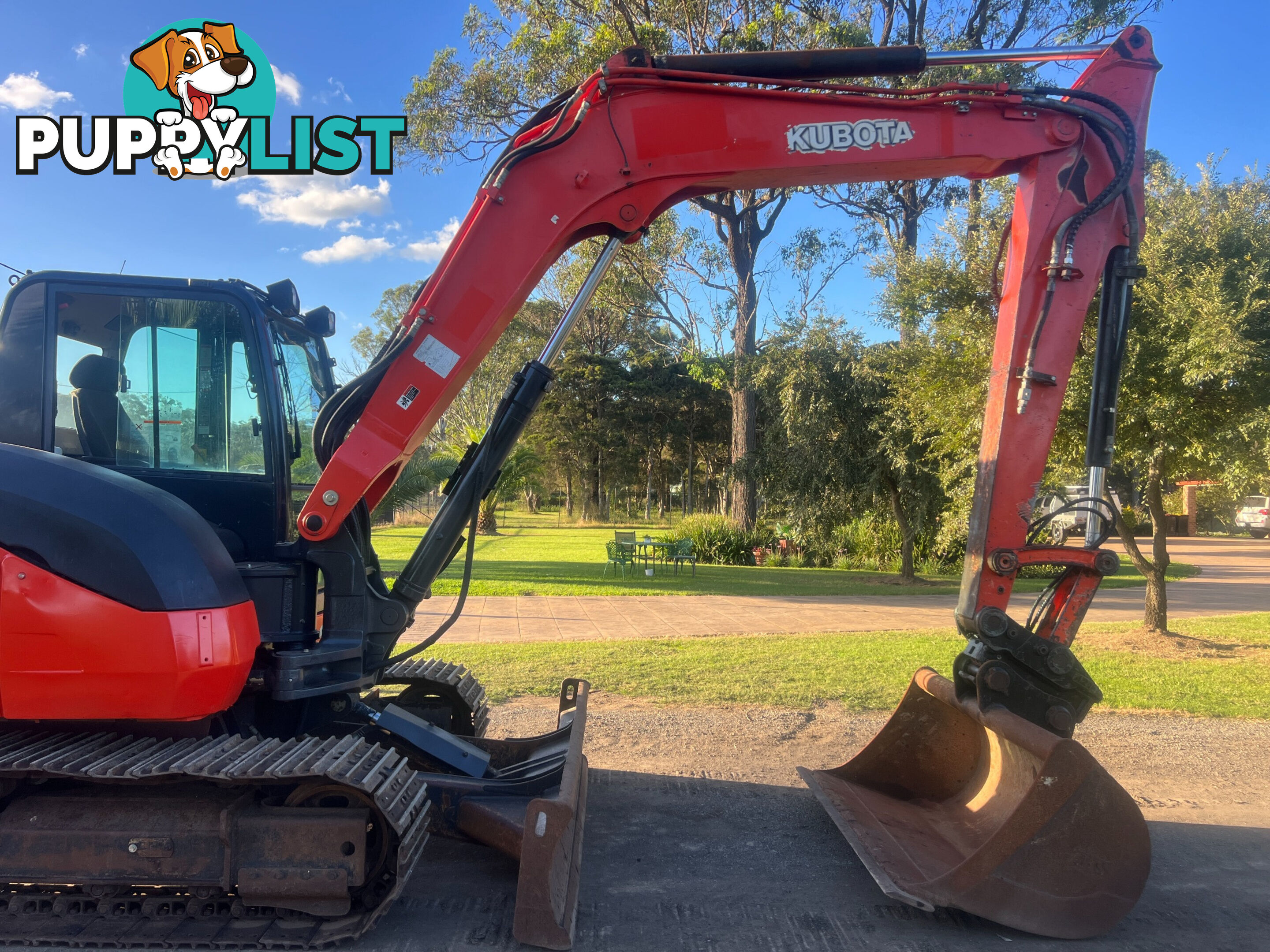 Kubota KX080 Tracked-Excav Excavator