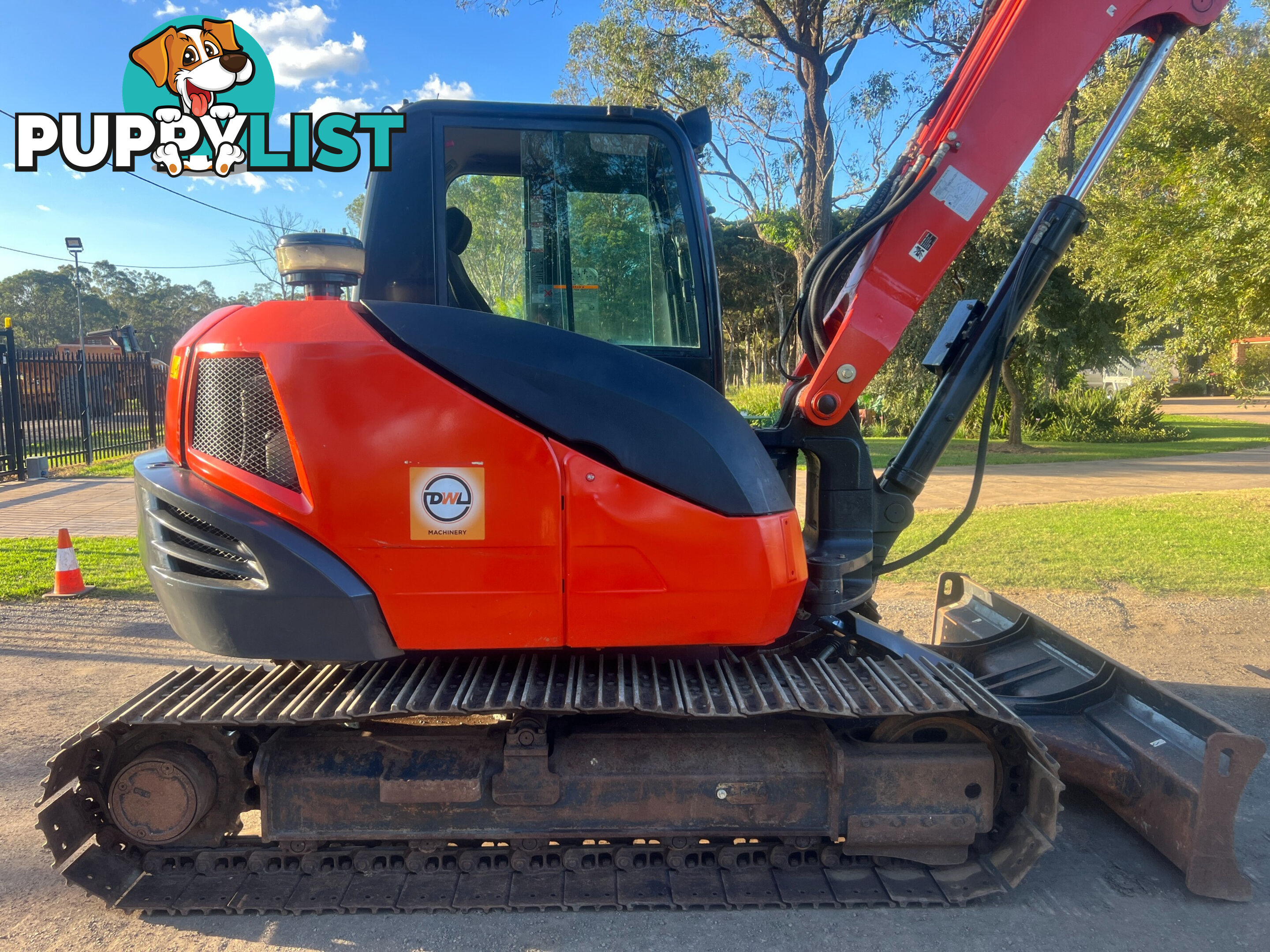 Kubota KX080 Tracked-Excav Excavator