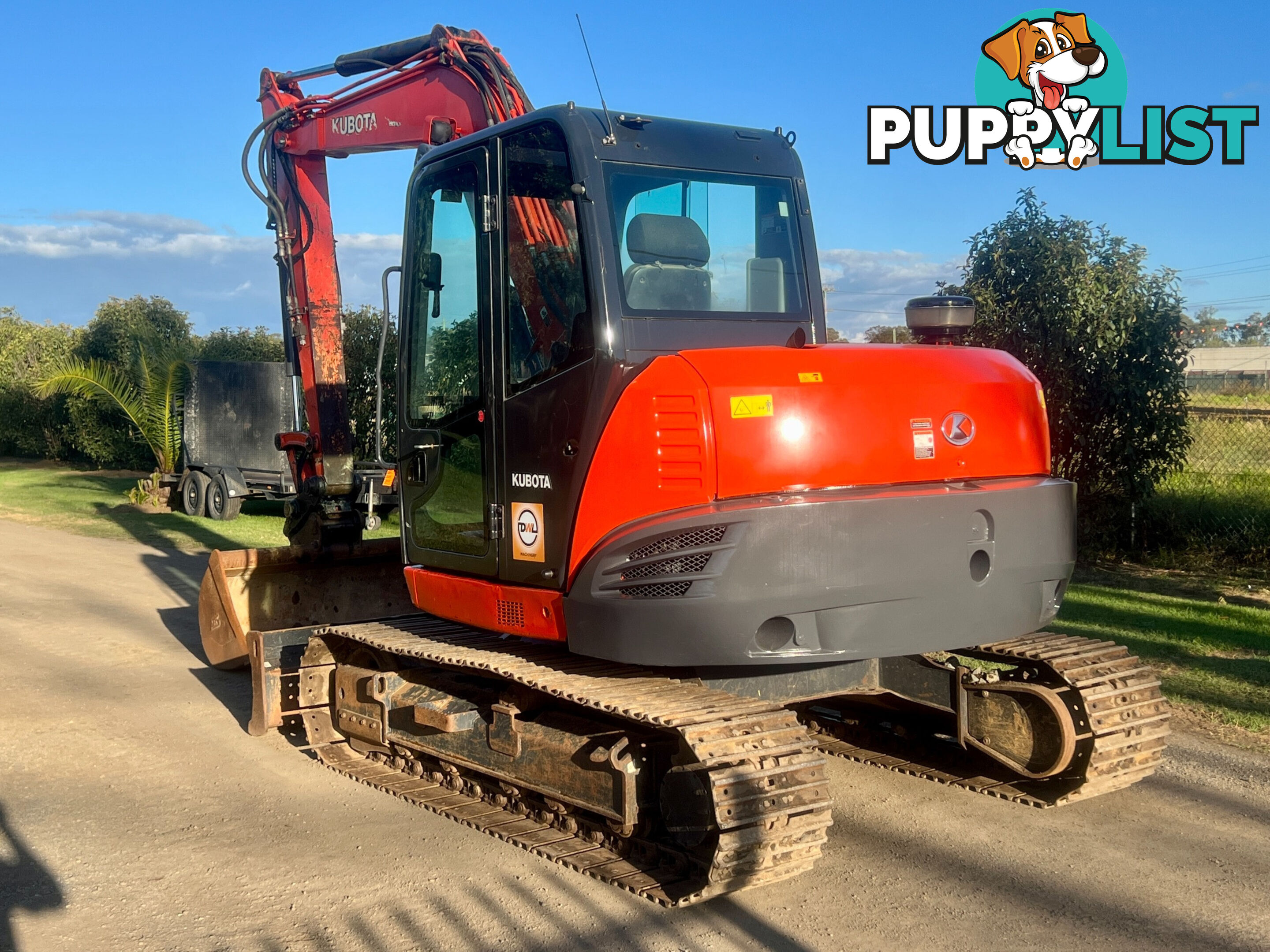 Kubota KX080 Tracked-Excav Excavator