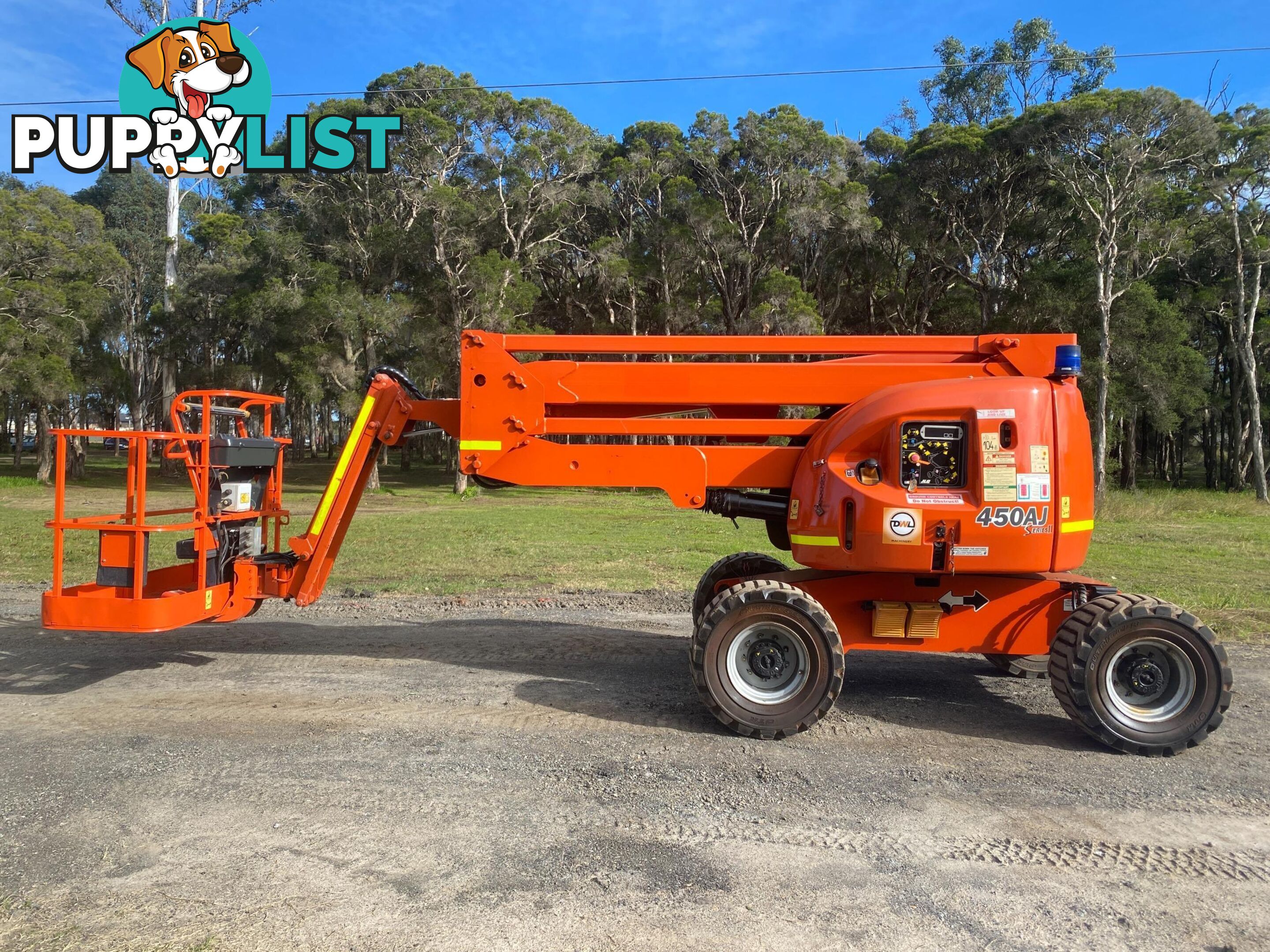 JLG 450AJ Boom Lift Access &amp; Height Safety