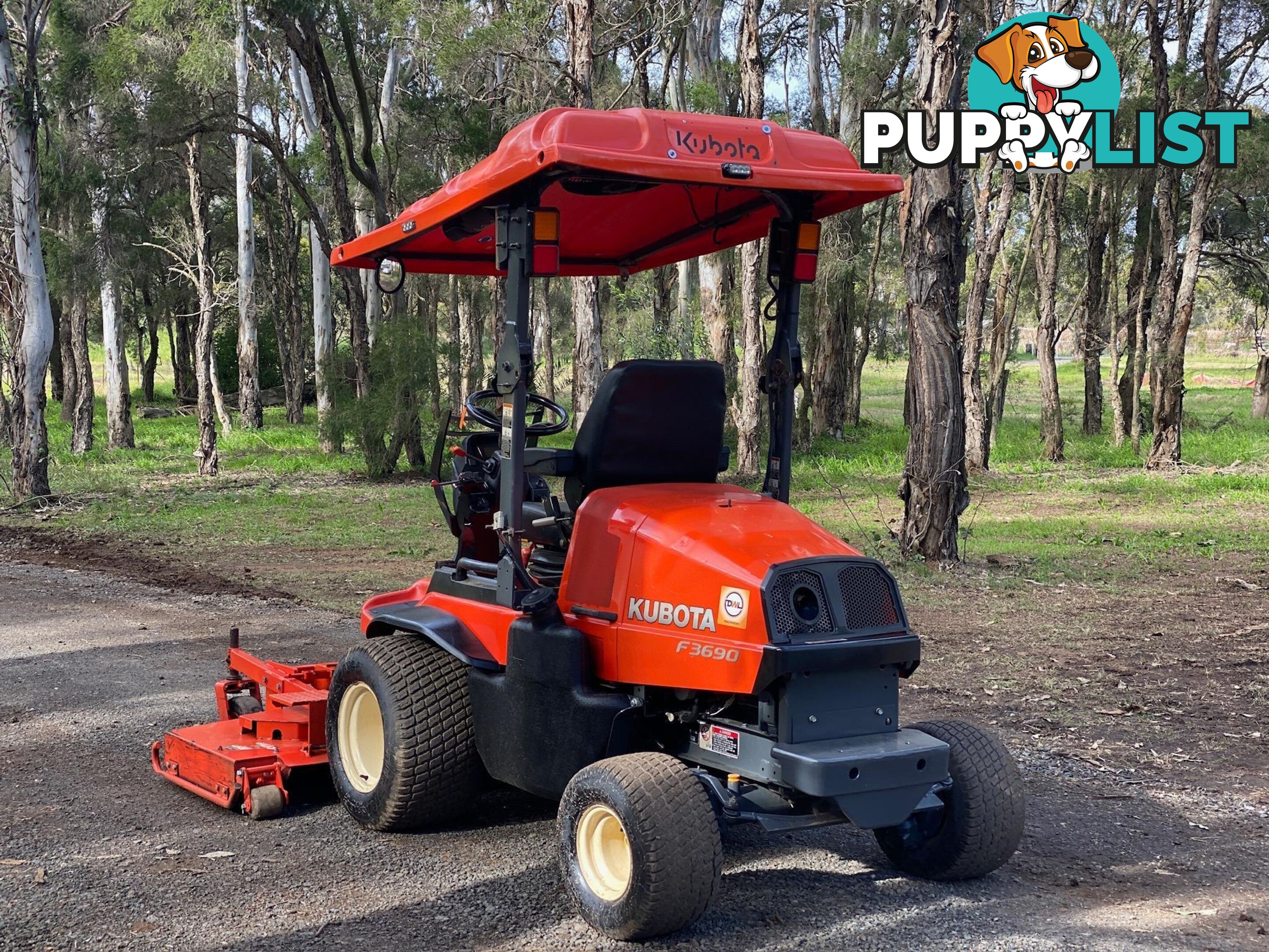 Kubota F3690 Front Deck Lawn Equipment