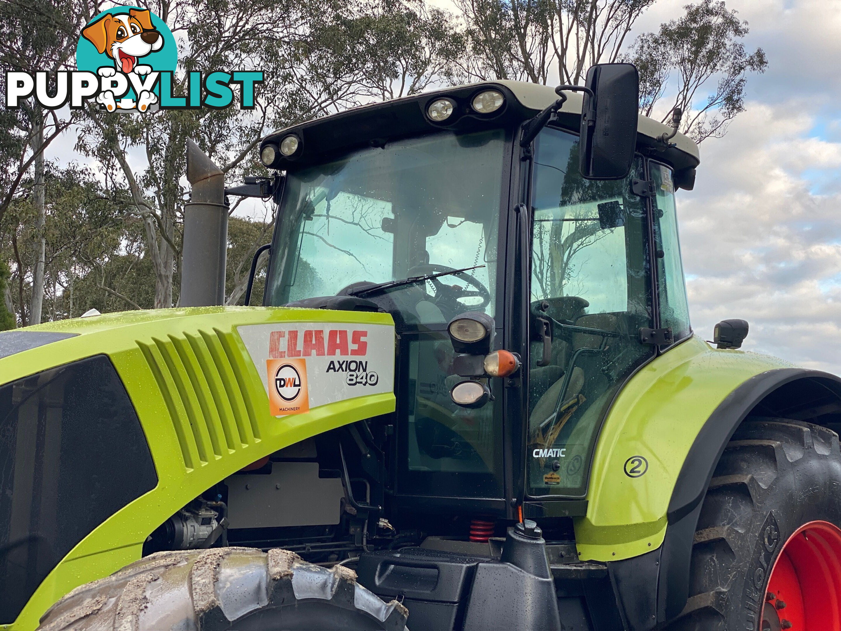 Claas Axion 840 FWA/4WD Tractor