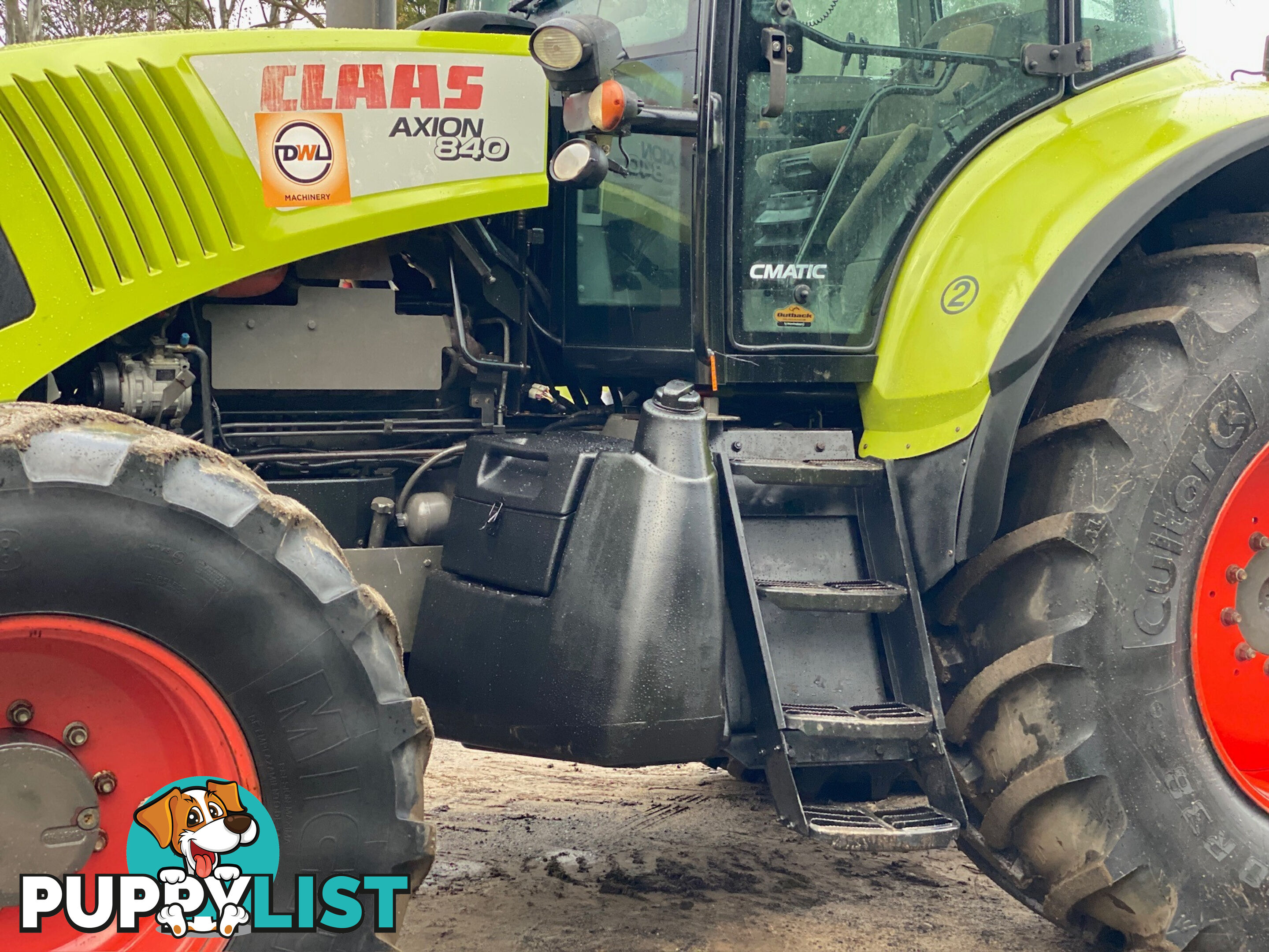 Claas Axion 840 FWA/4WD Tractor