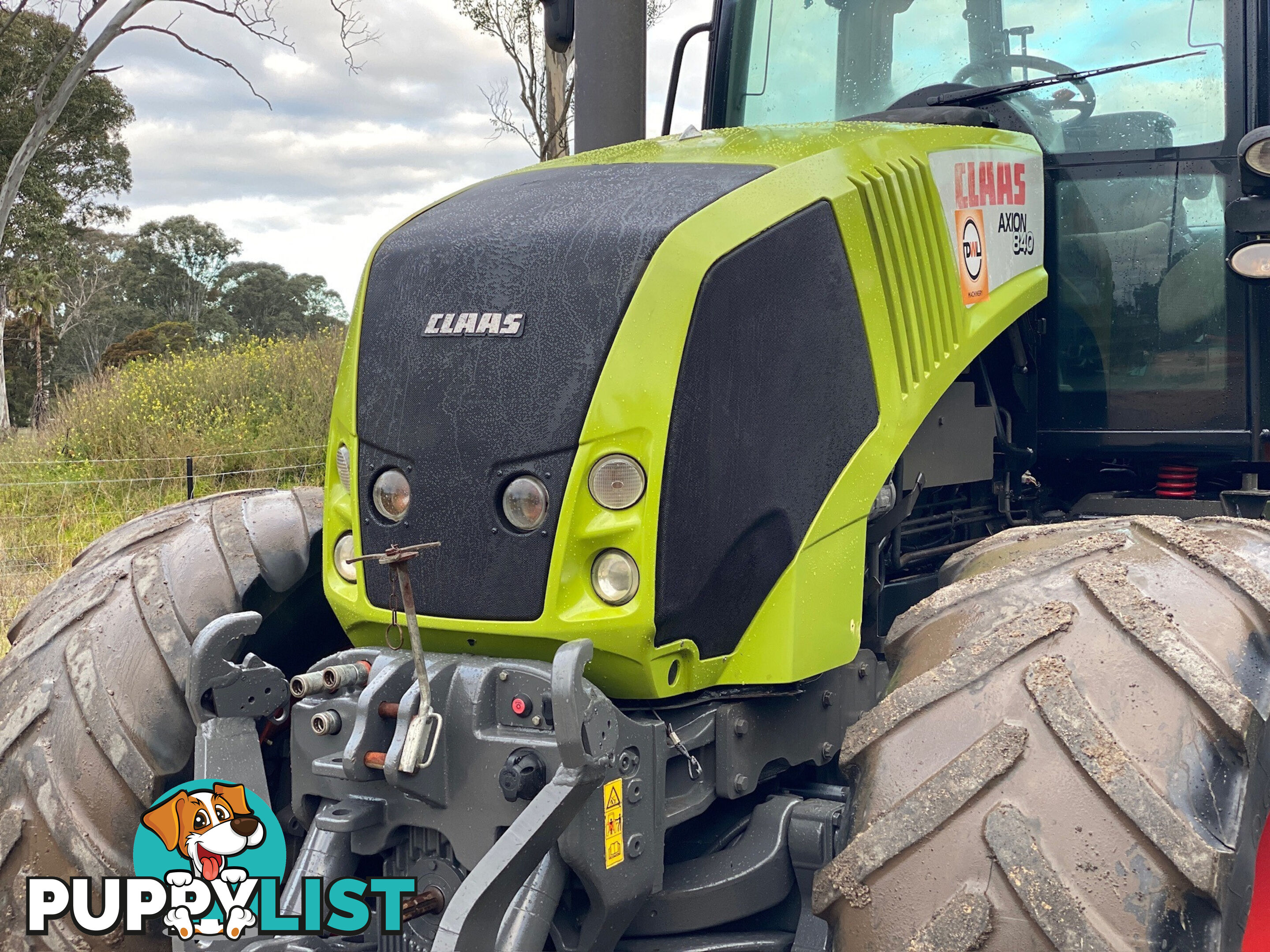 Claas Axion 840 FWA/4WD Tractor