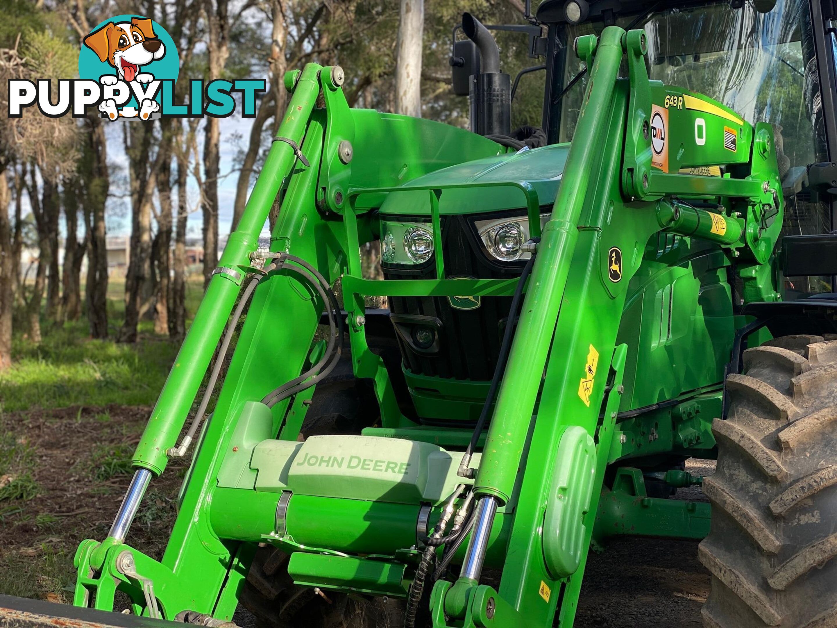 John Deere 6140M FWA/4WD Tractor