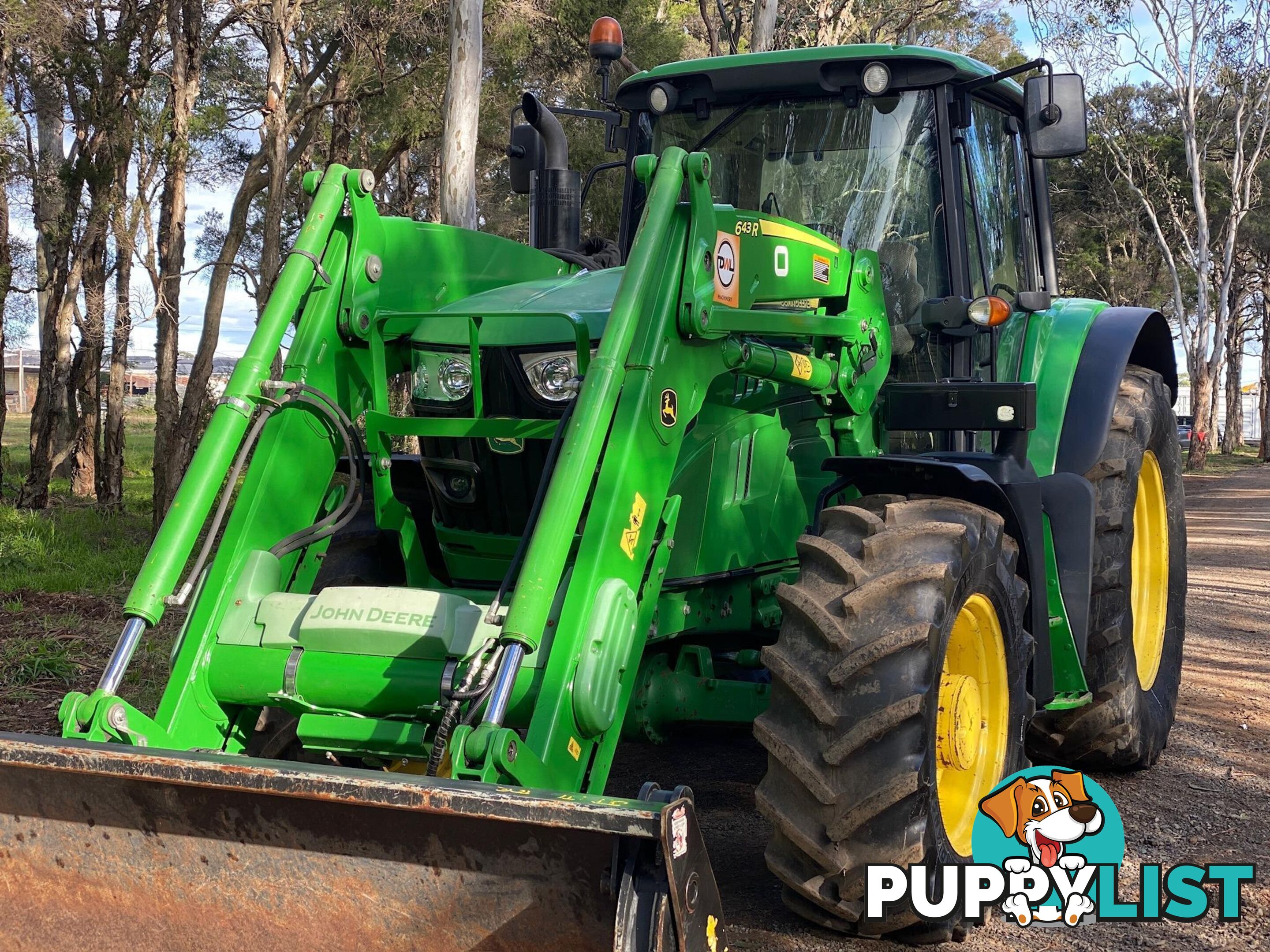 John Deere 6140M FWA/4WD Tractor