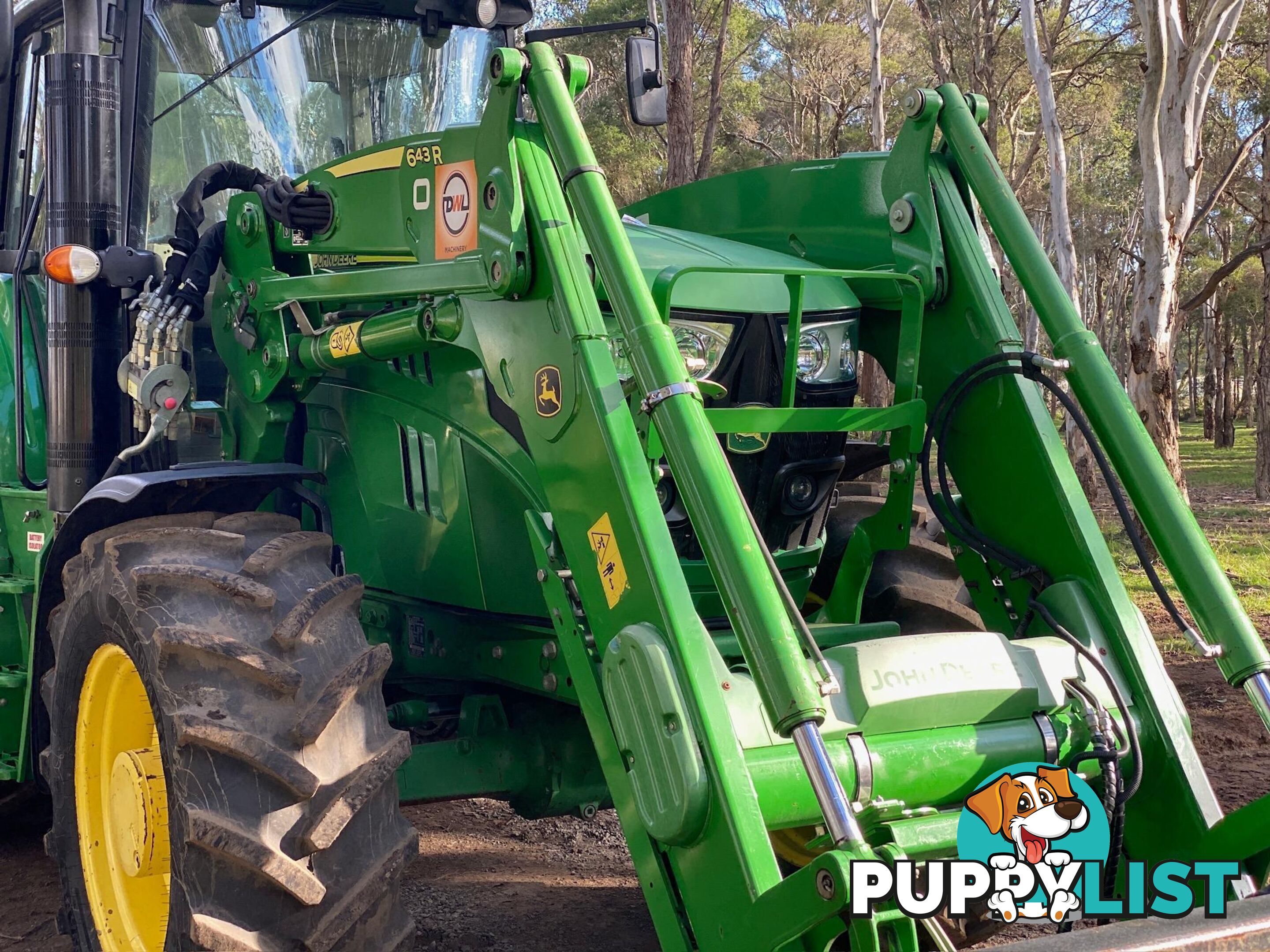 John Deere 6140M FWA/4WD Tractor