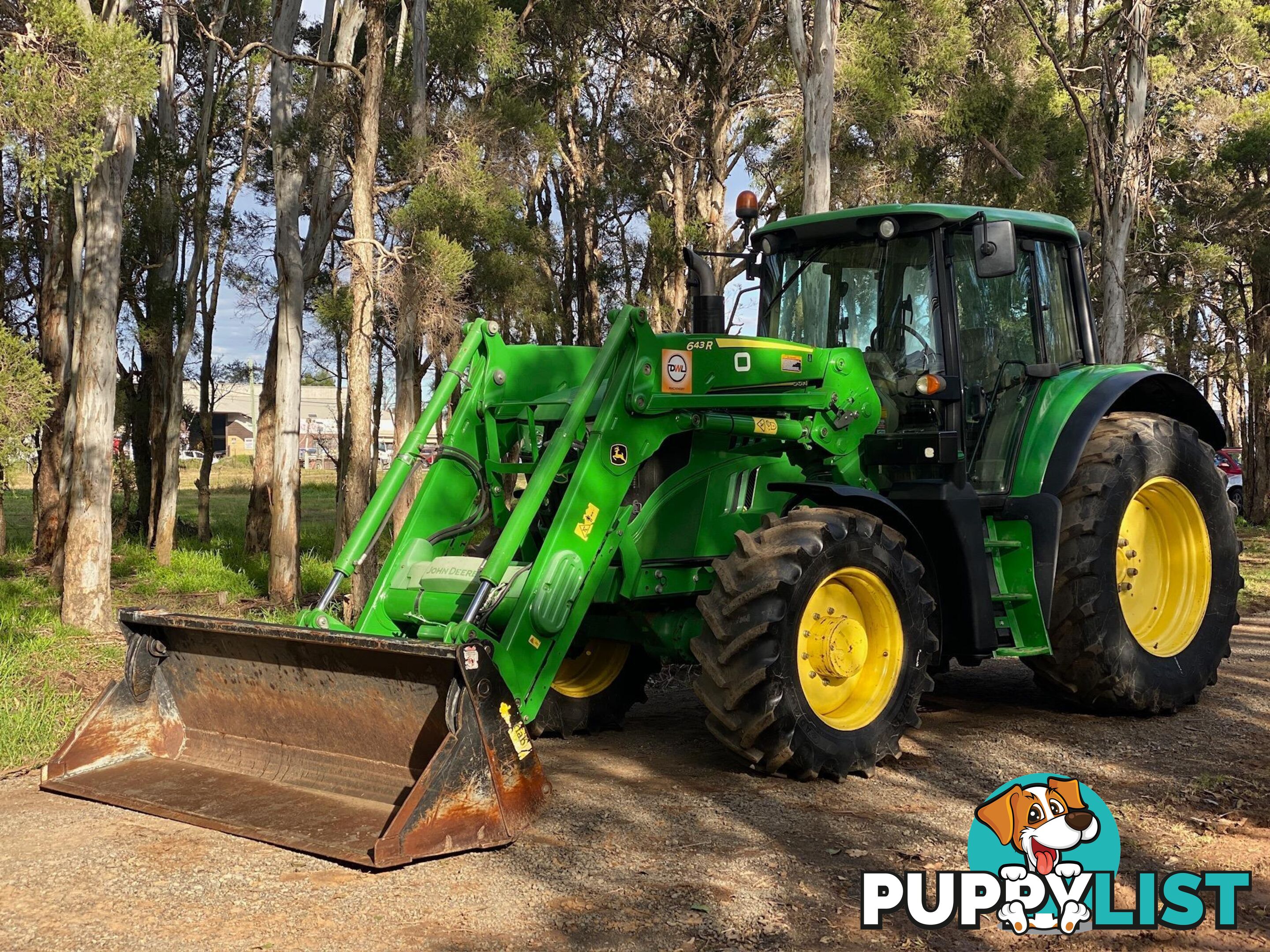 John Deere 6140M FWA/4WD Tractor