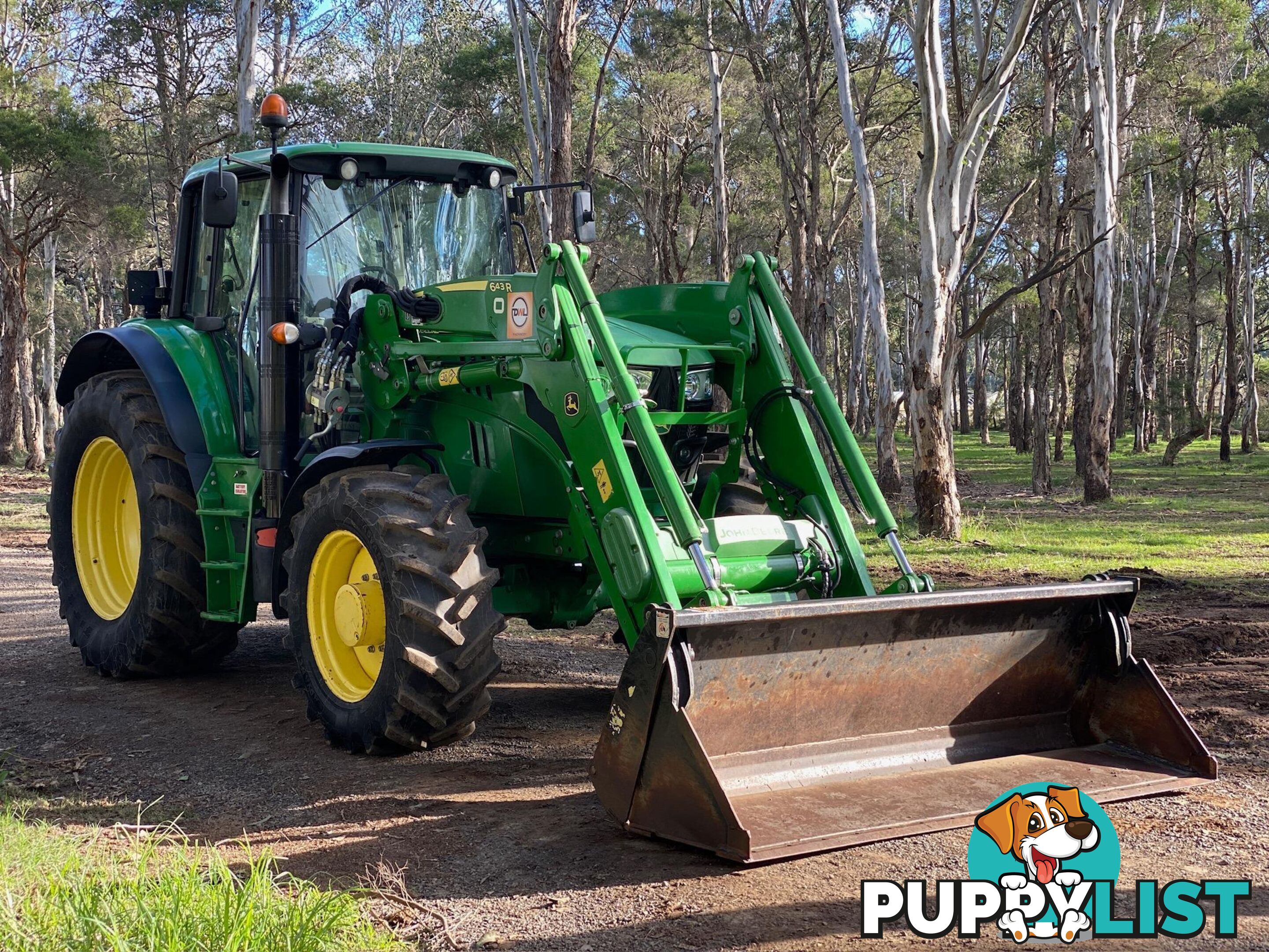 John Deere 6140M FWA/4WD Tractor