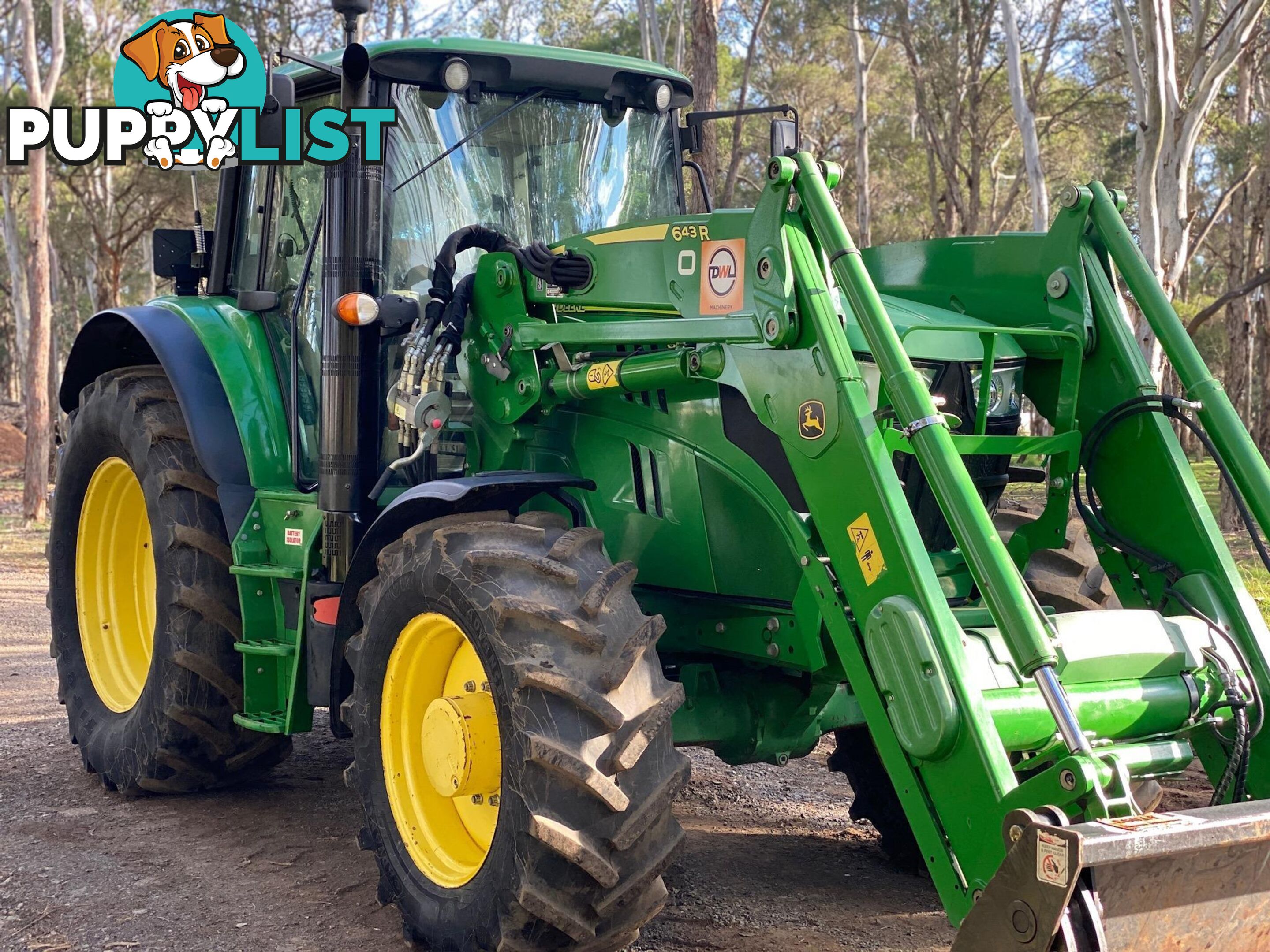 John Deere 6140M FWA/4WD Tractor