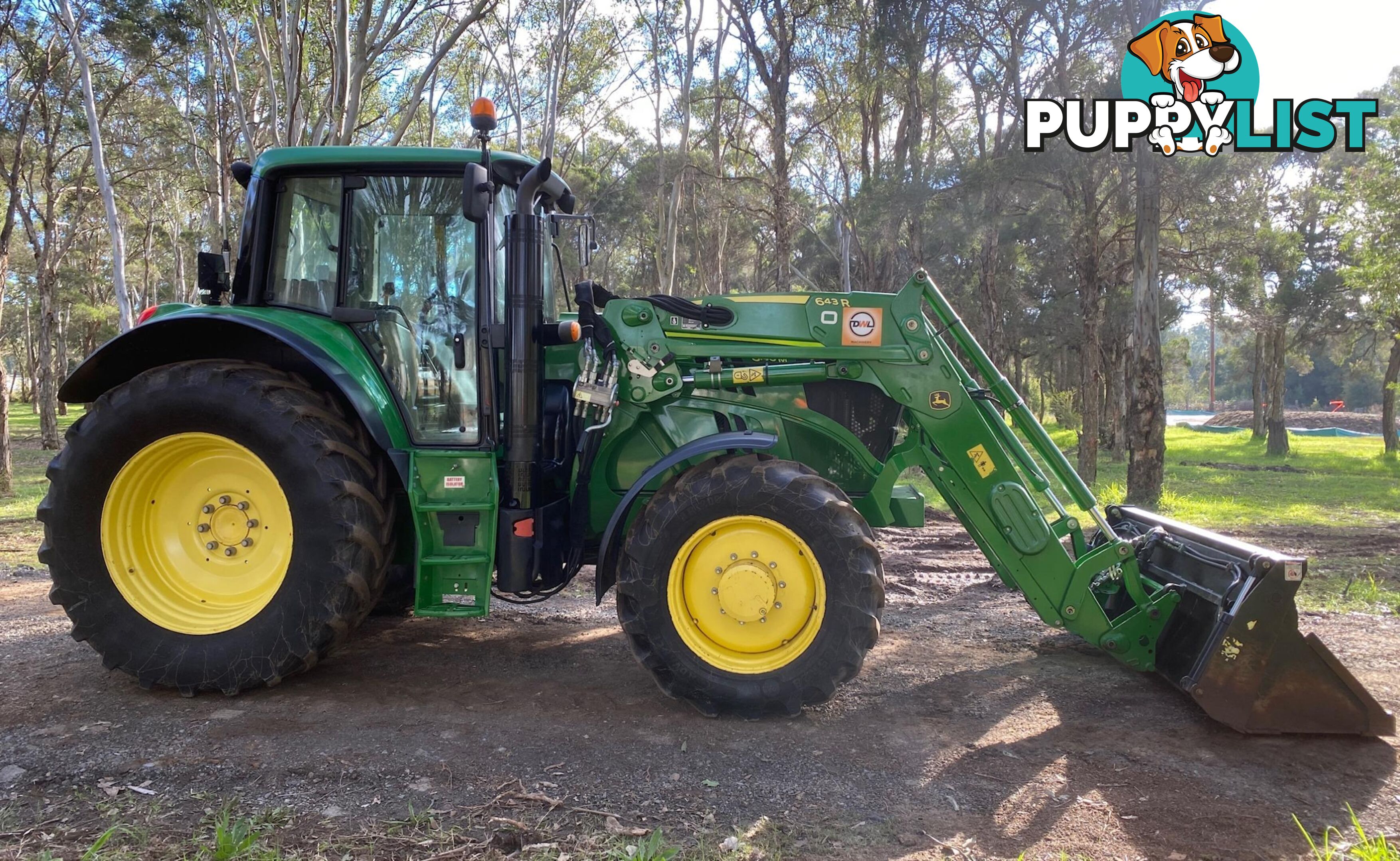 John Deere 6140M FWA/4WD Tractor