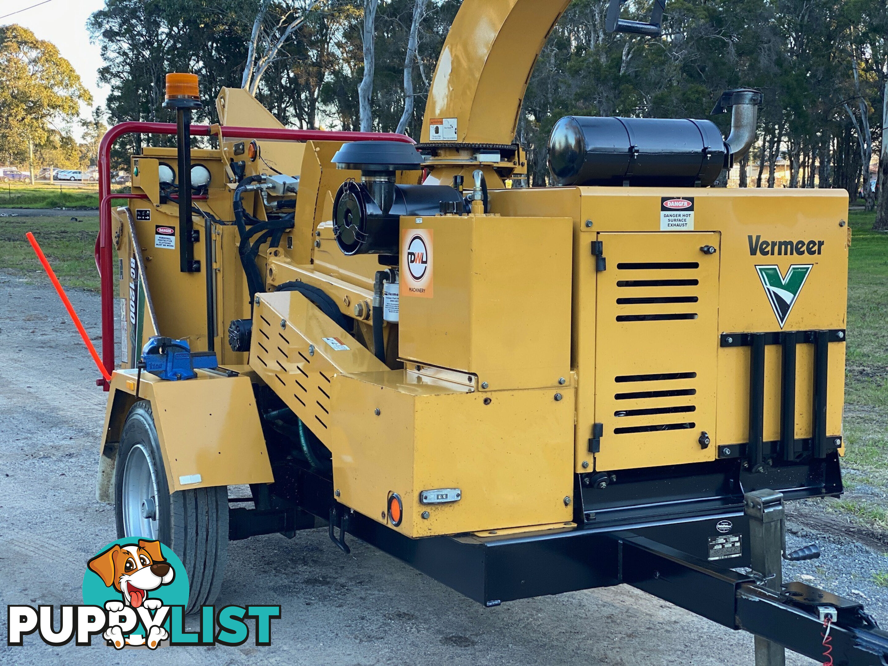 Vermeer BC1200XL Wood Chipper Forestry Equipment