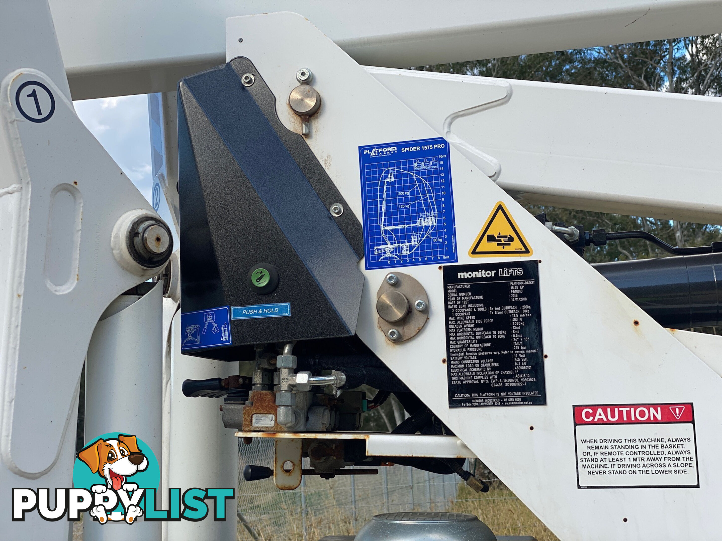 Monitor 15.75 Boom Lift Access &amp; Height Safety