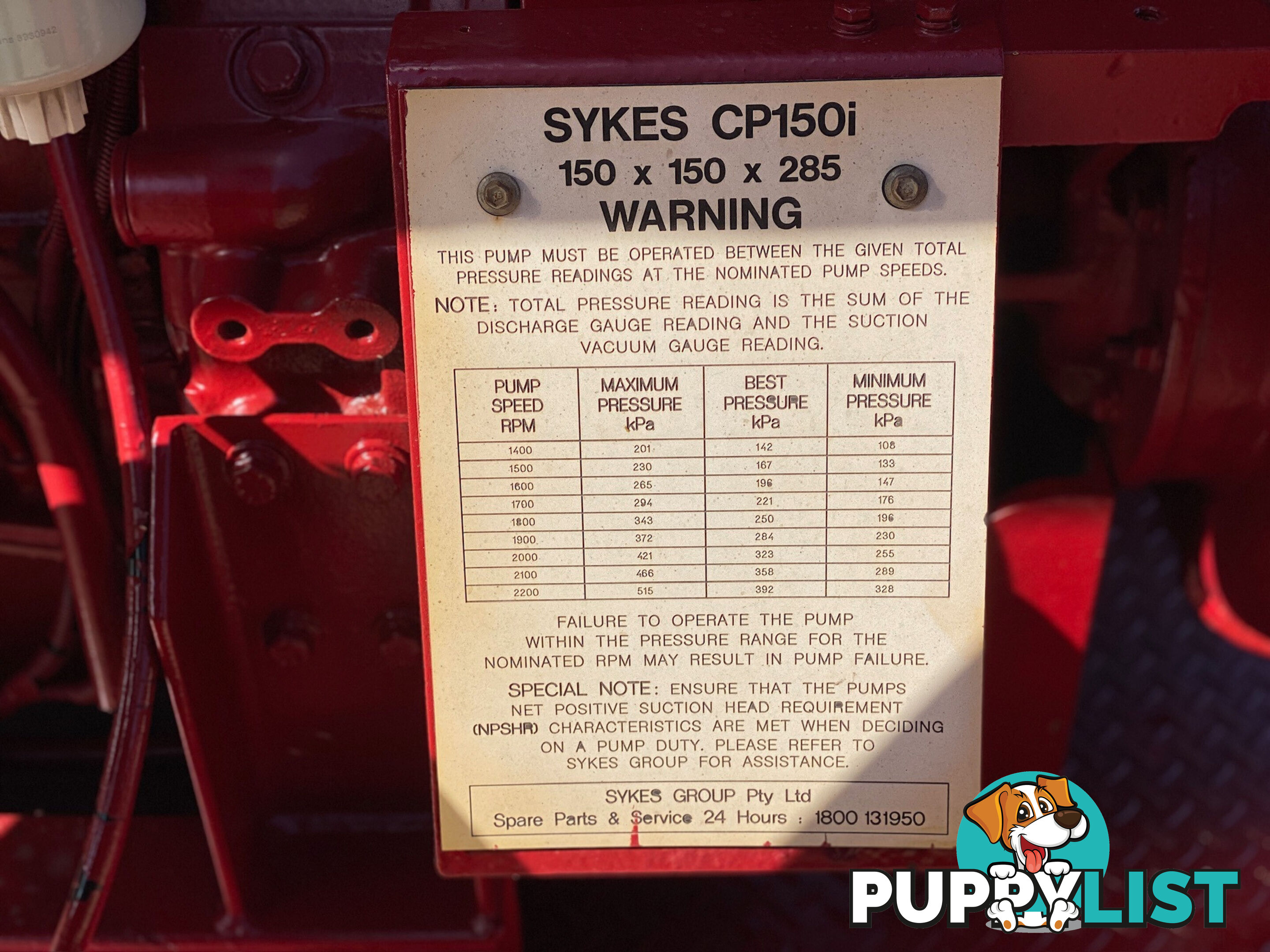 Sykes CP150I Pump Irrigation/Water