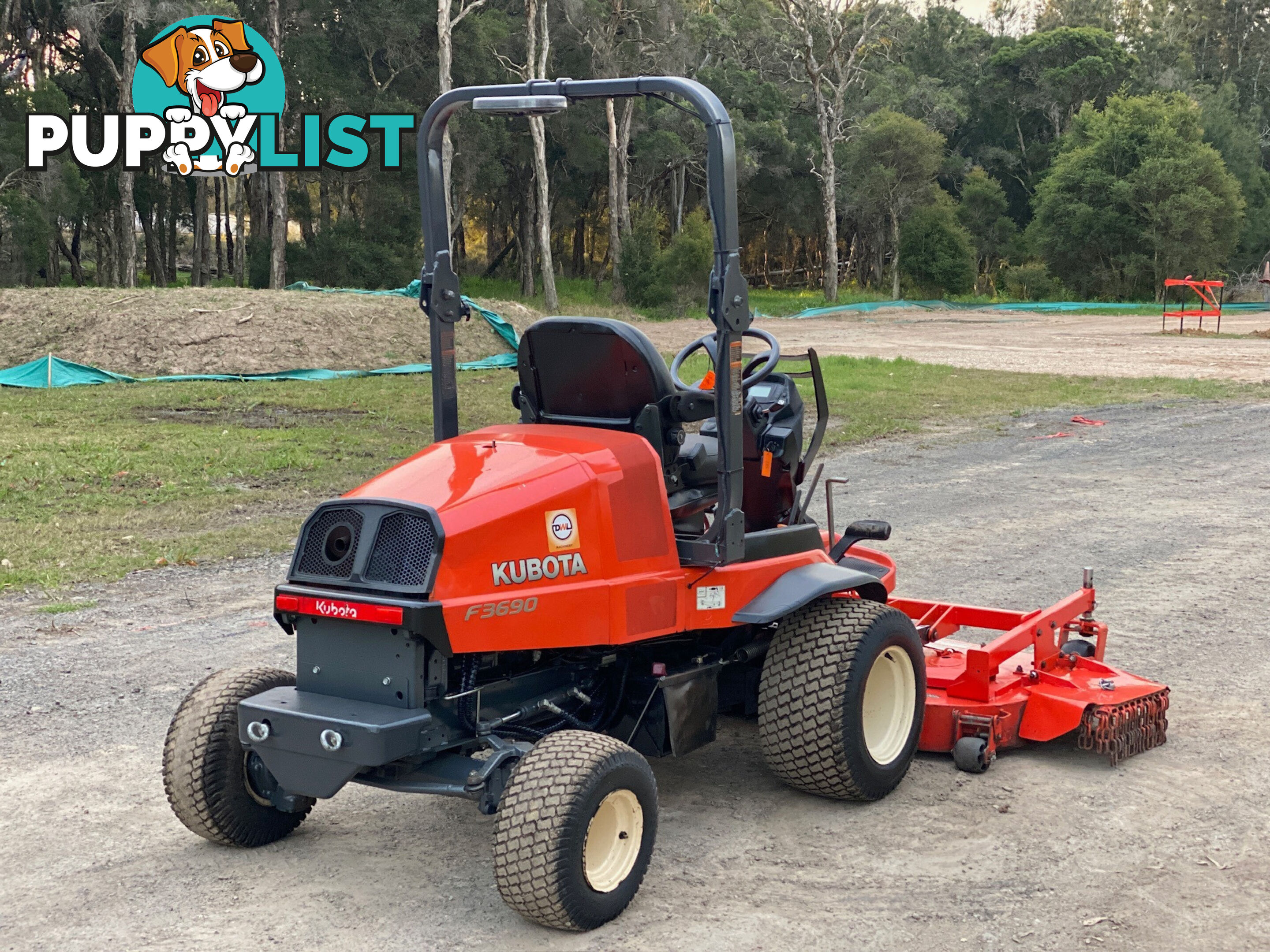 Kubota F3690 Front Deck Lawn Equipment