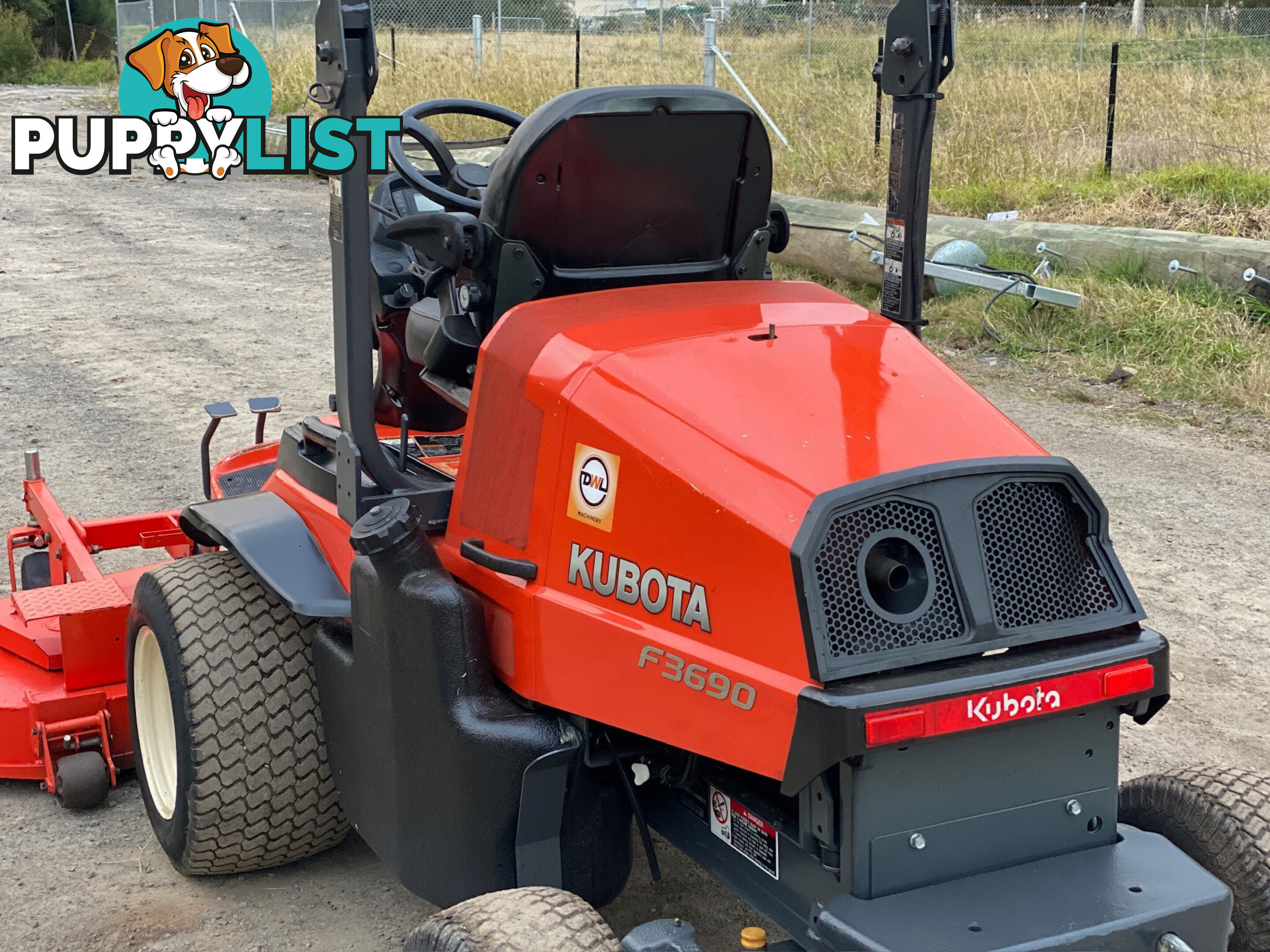 Kubota F3690 Front Deck Lawn Equipment