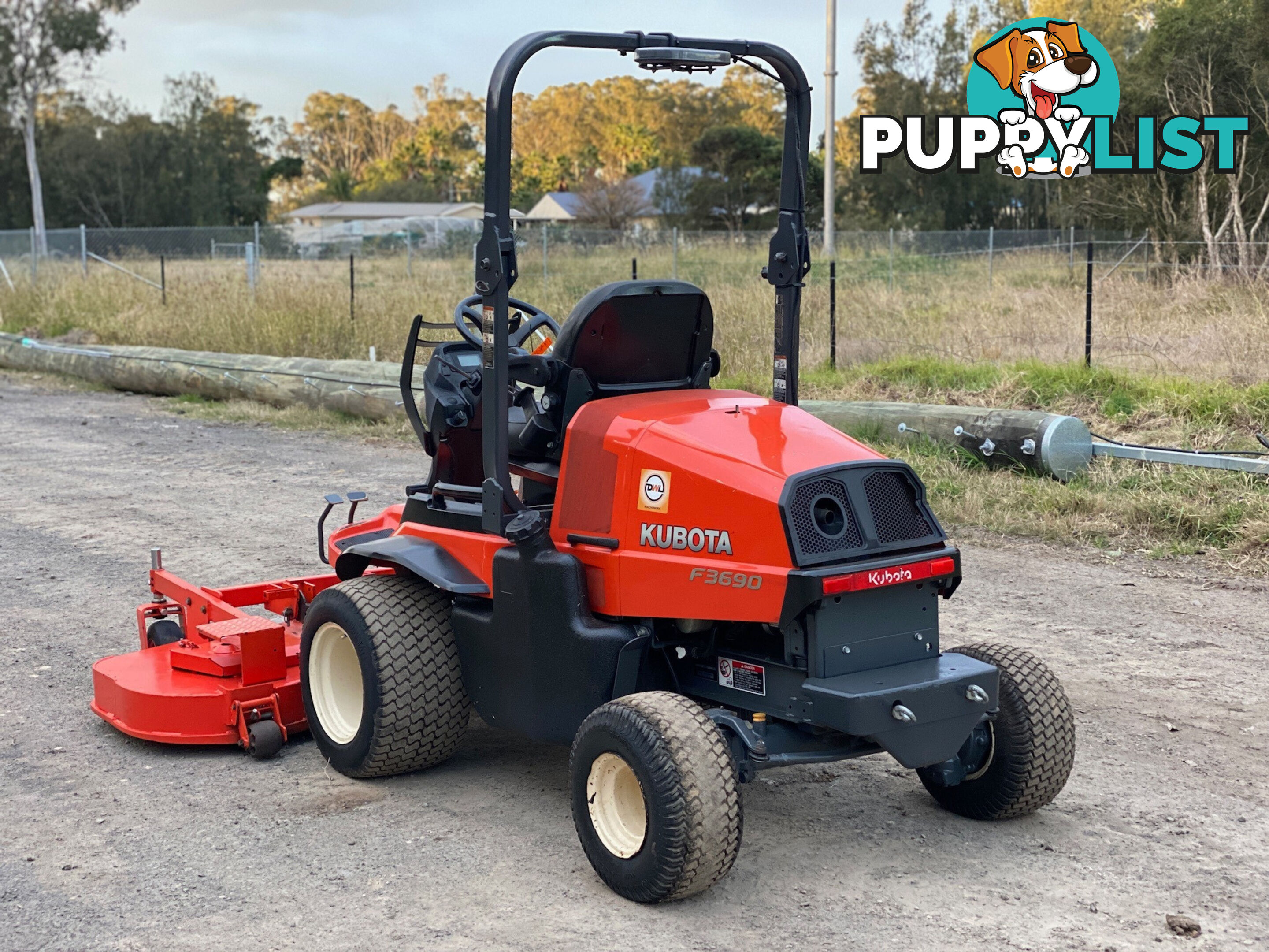 Kubota F3690 Front Deck Lawn Equipment