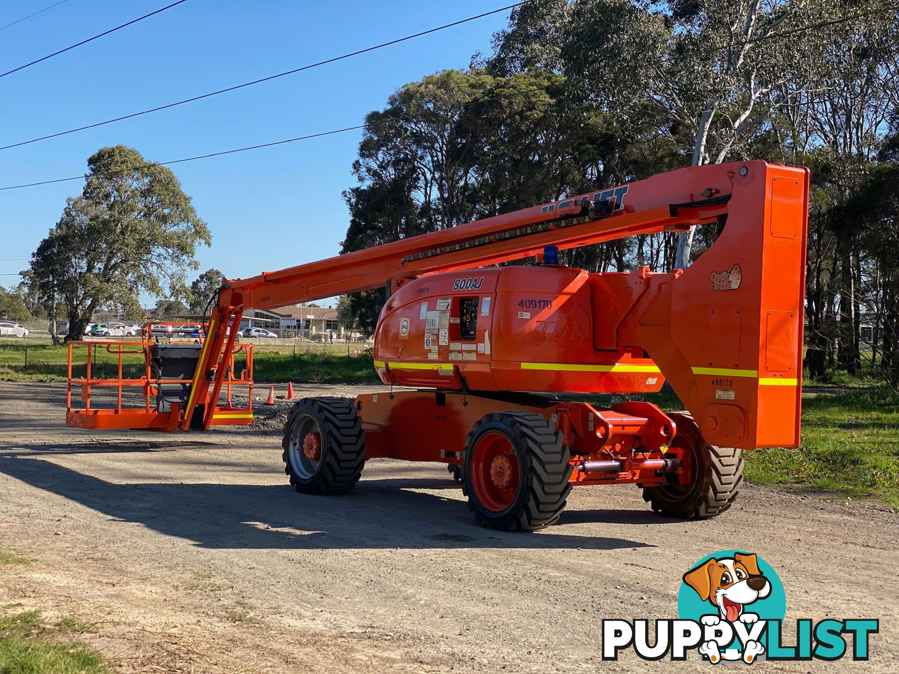 JLG 800AJ Boom Lift Access &amp; Height Safety