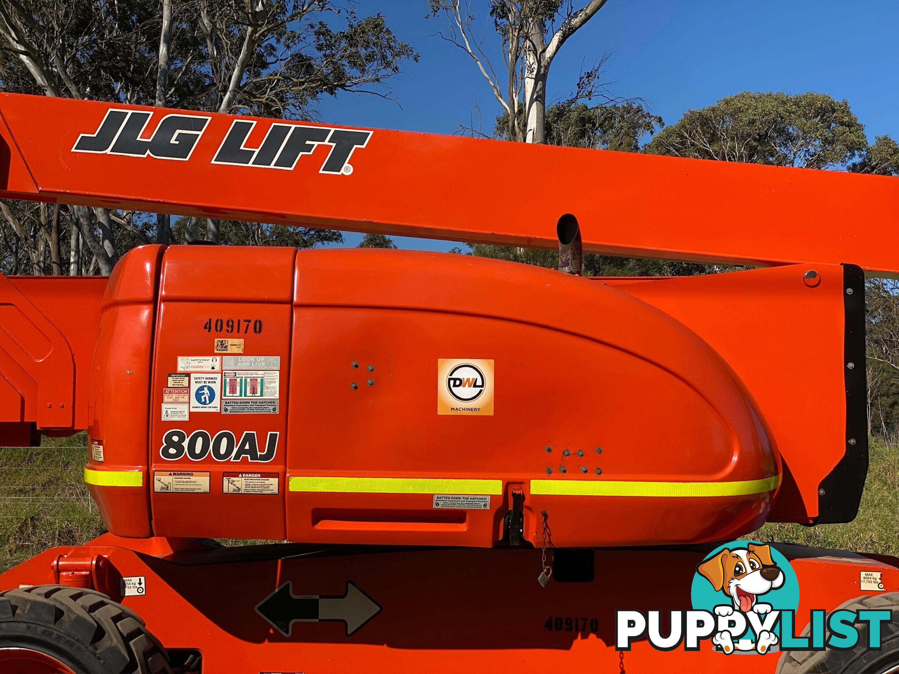 JLG 800AJ Boom Lift Access &amp; Height Safety