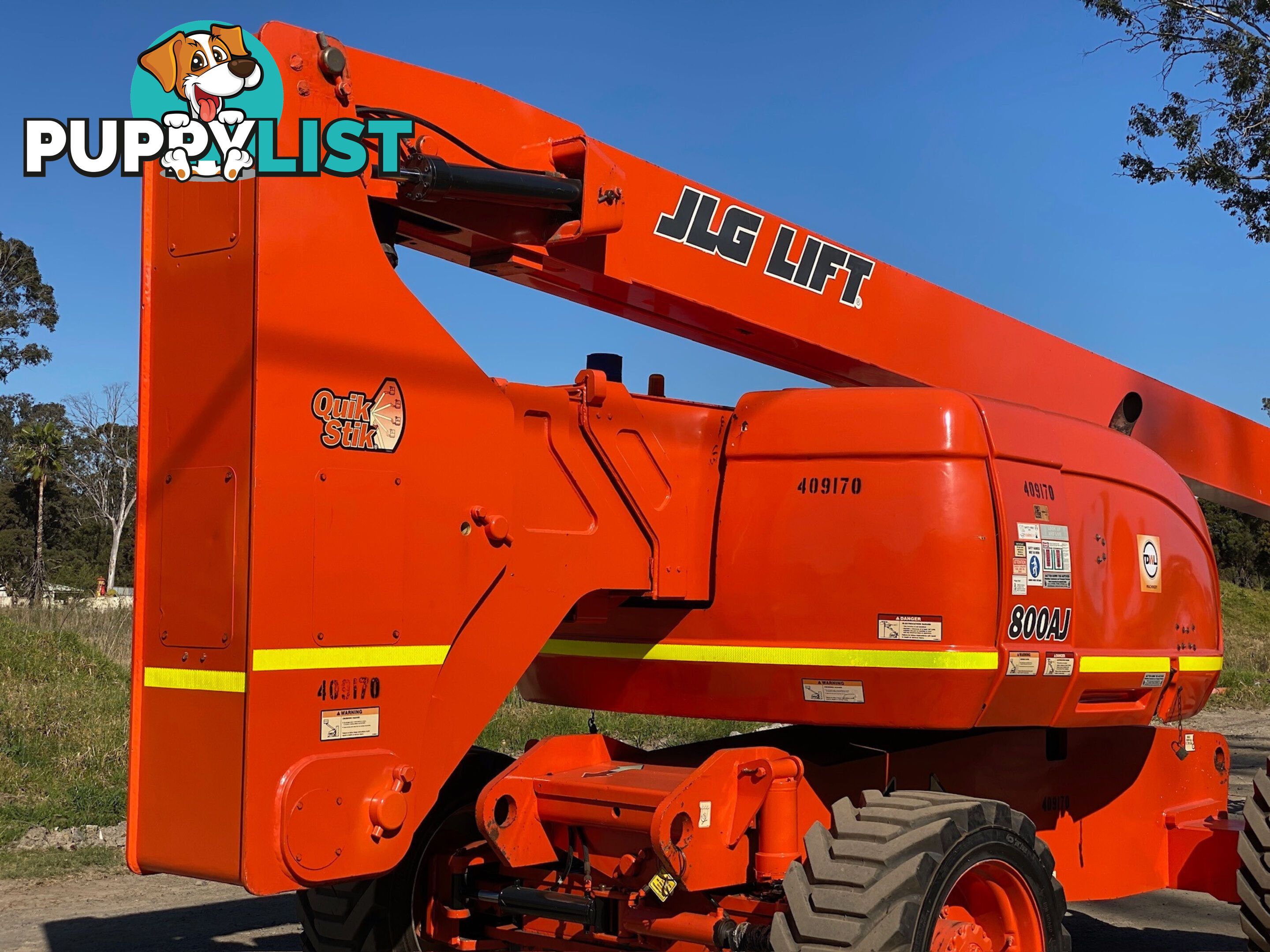 JLG 800AJ Boom Lift Access &amp; Height Safety