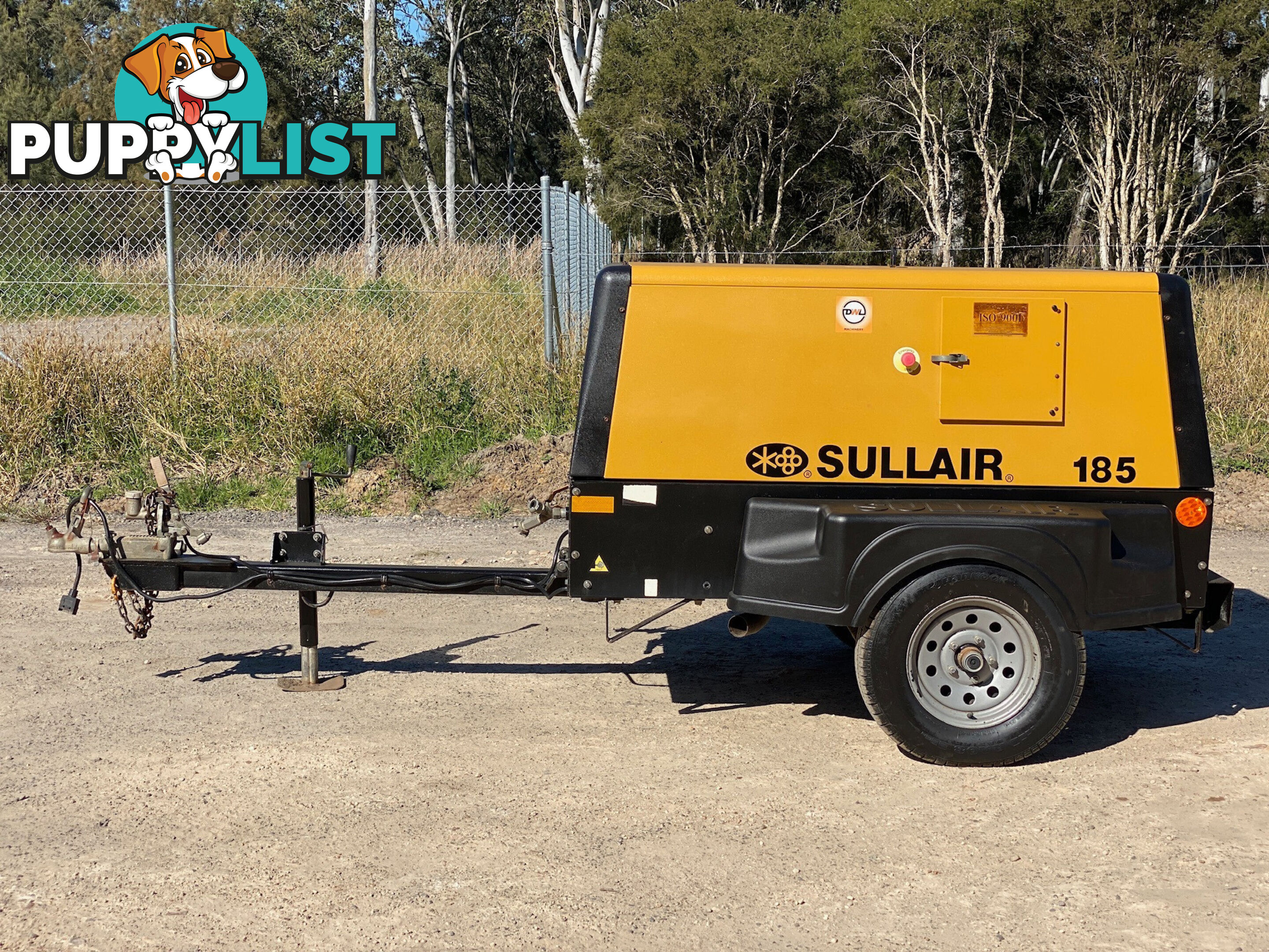 Sullair 185DPQ Diesel Compressor