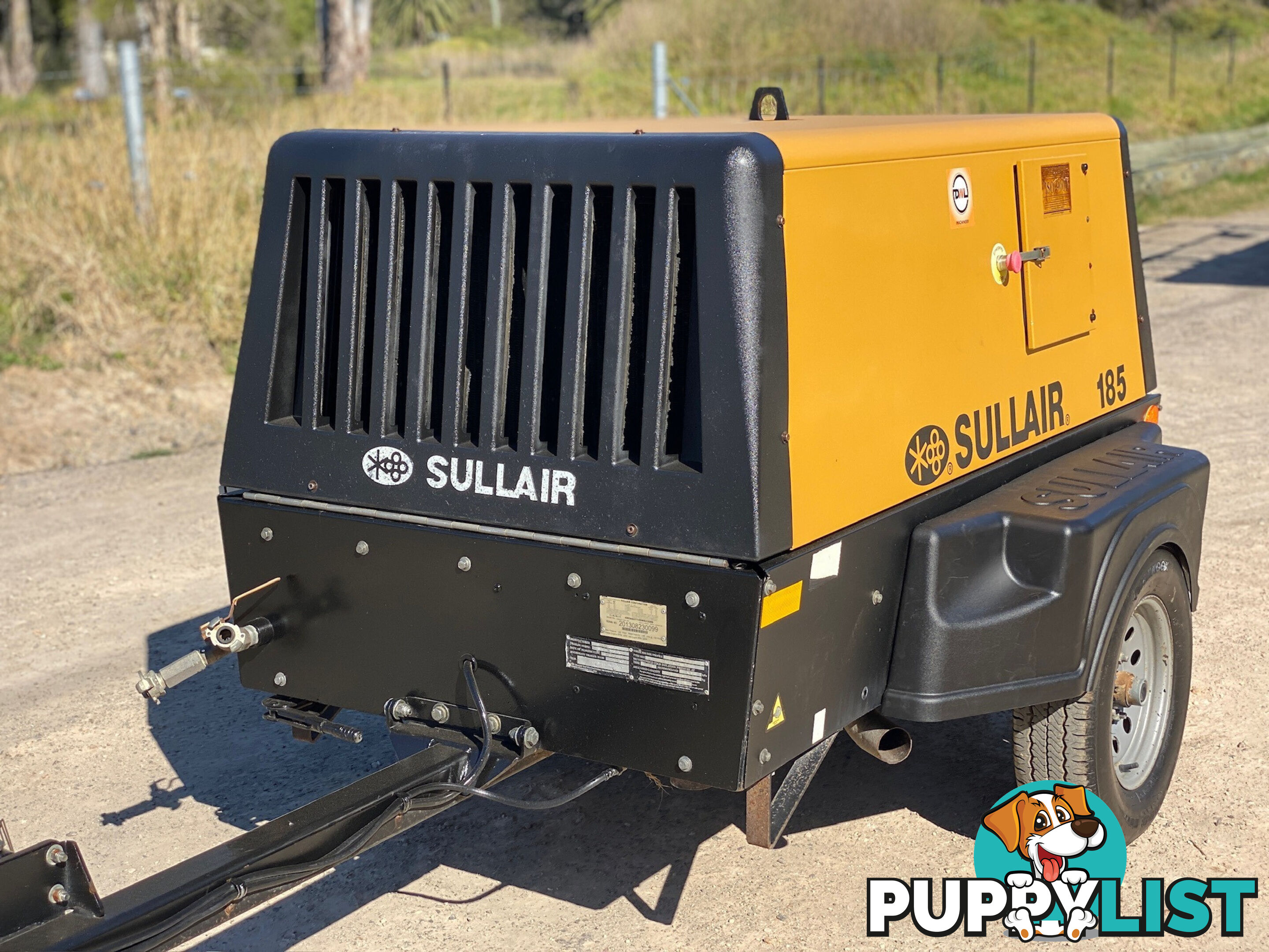 Sullair 185DPQ Diesel Compressor