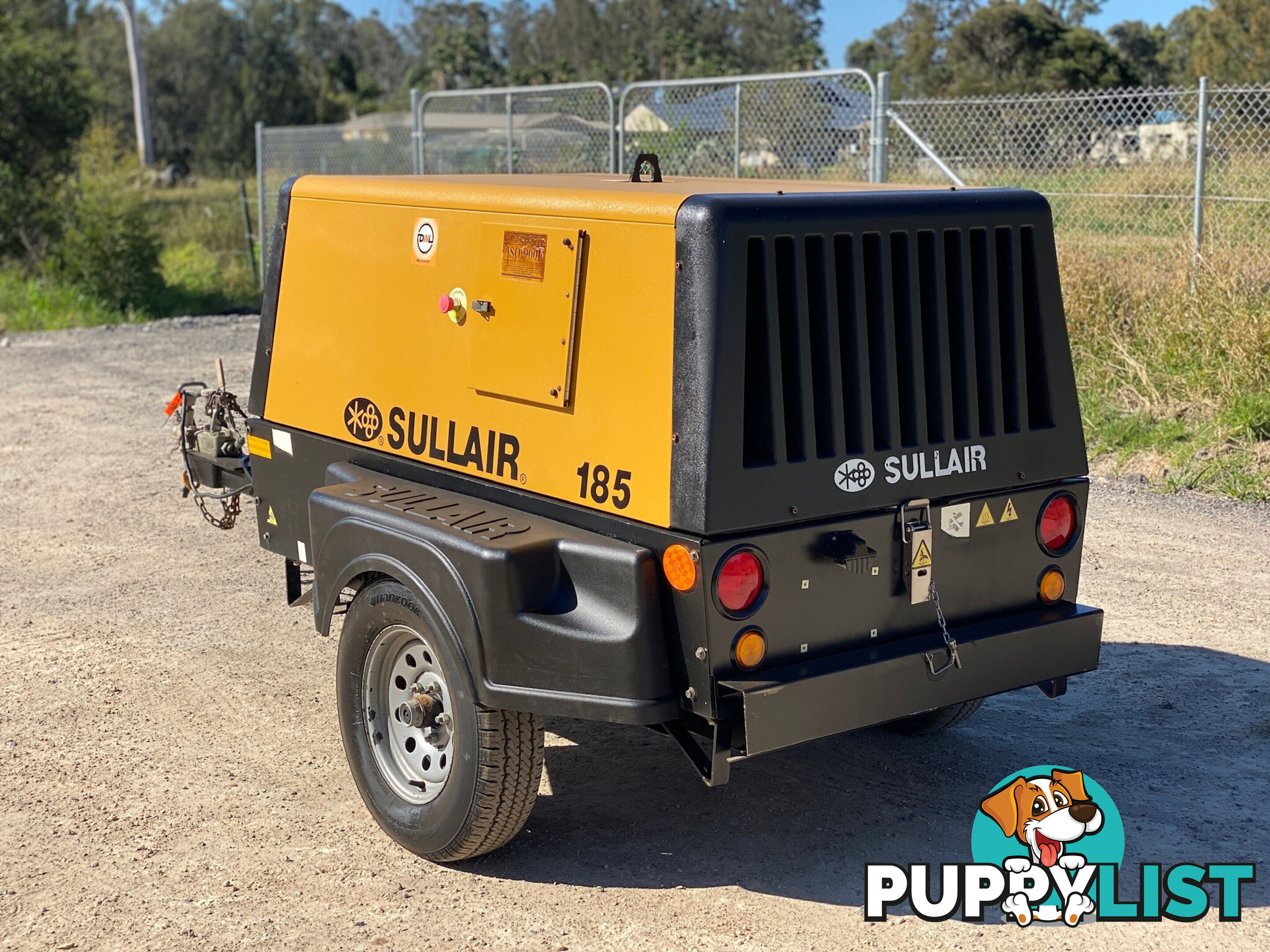 Sullair 185DPQ Diesel Compressor