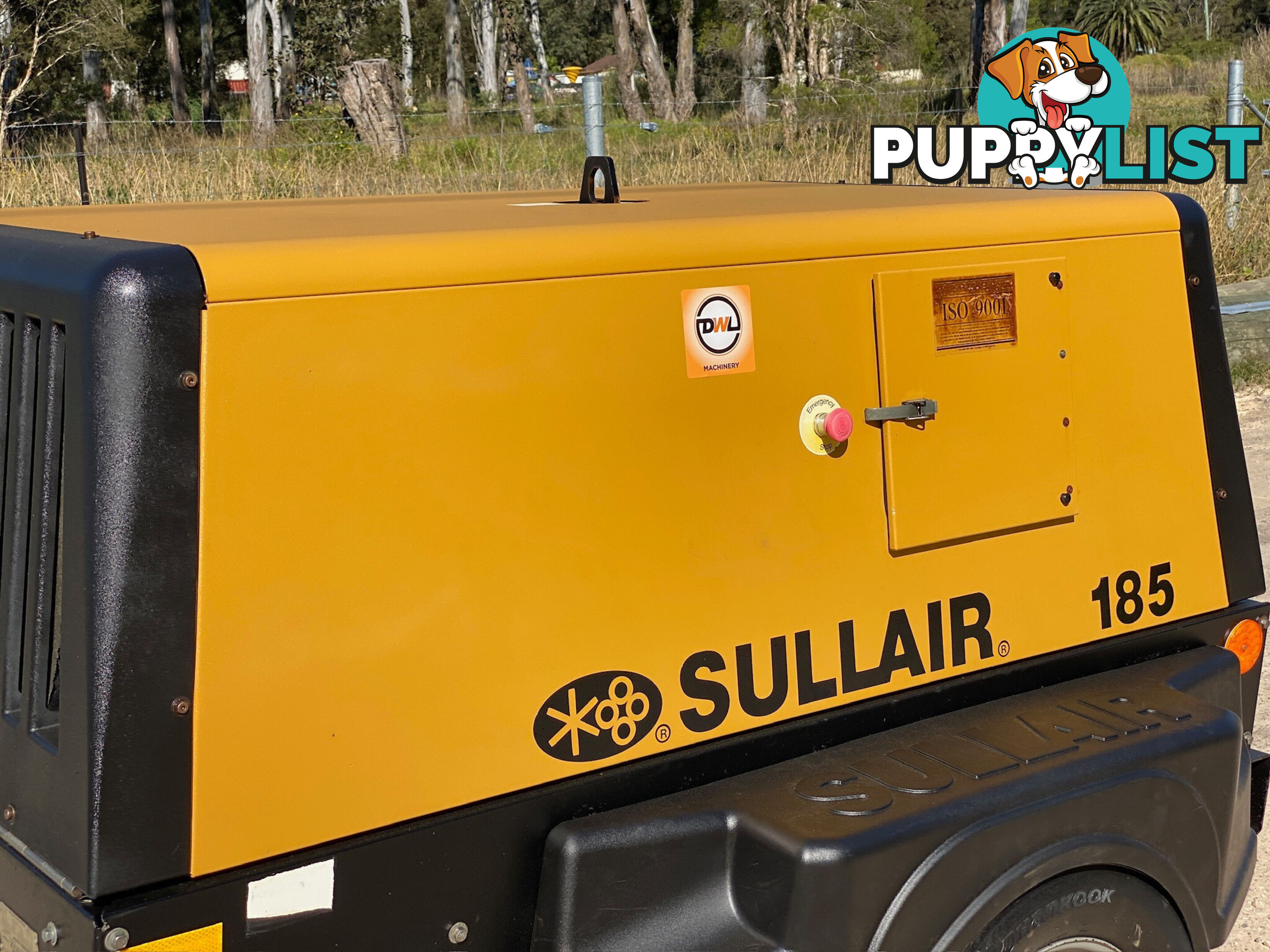 Sullair 185DPQ Diesel Compressor