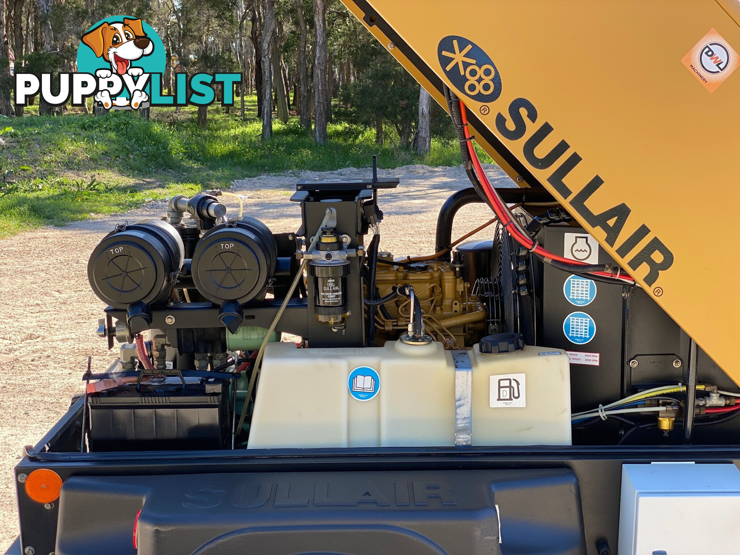 Sullair 185DPQ Diesel Compressor