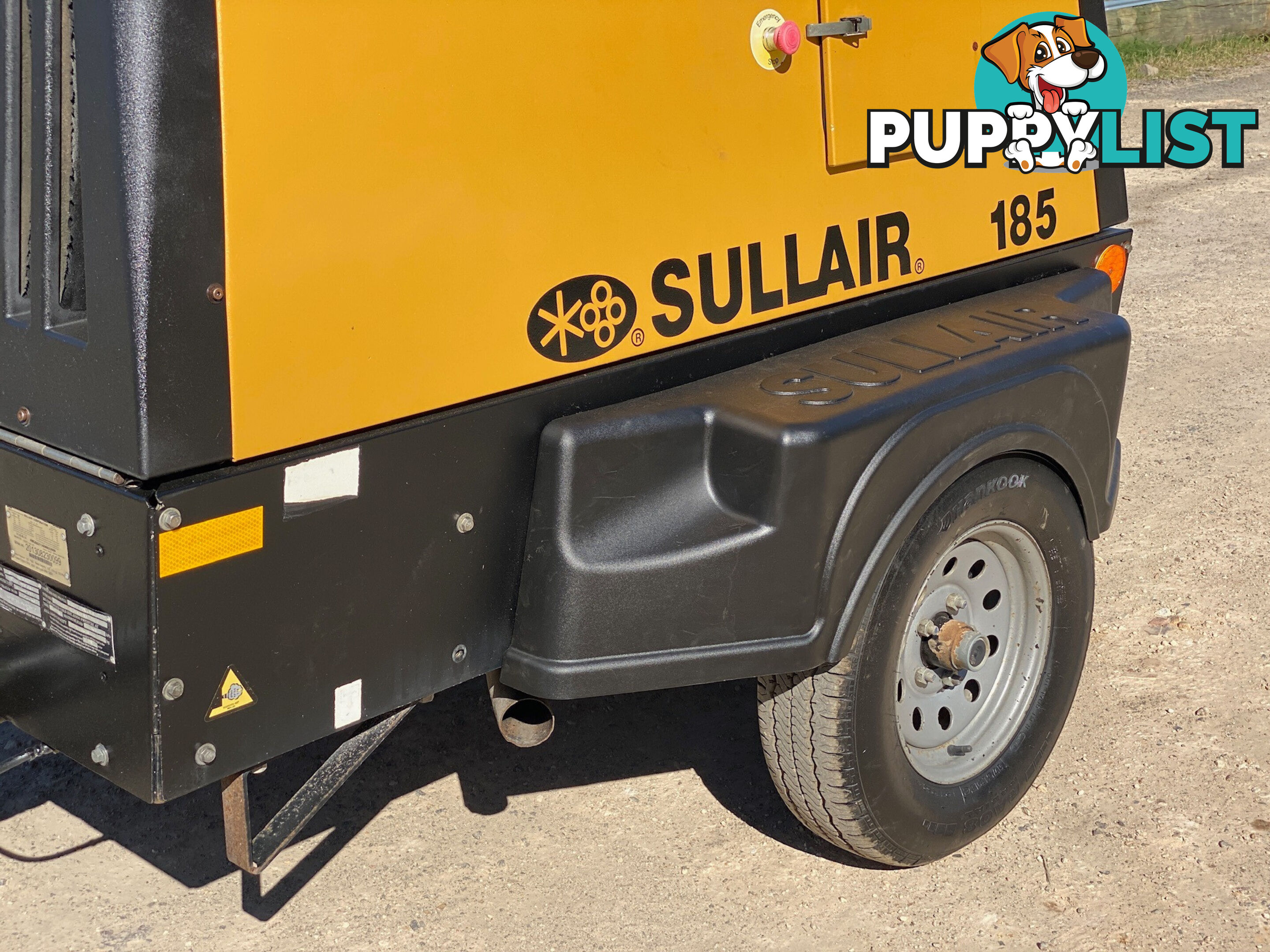 Sullair 185DPQ Diesel Compressor