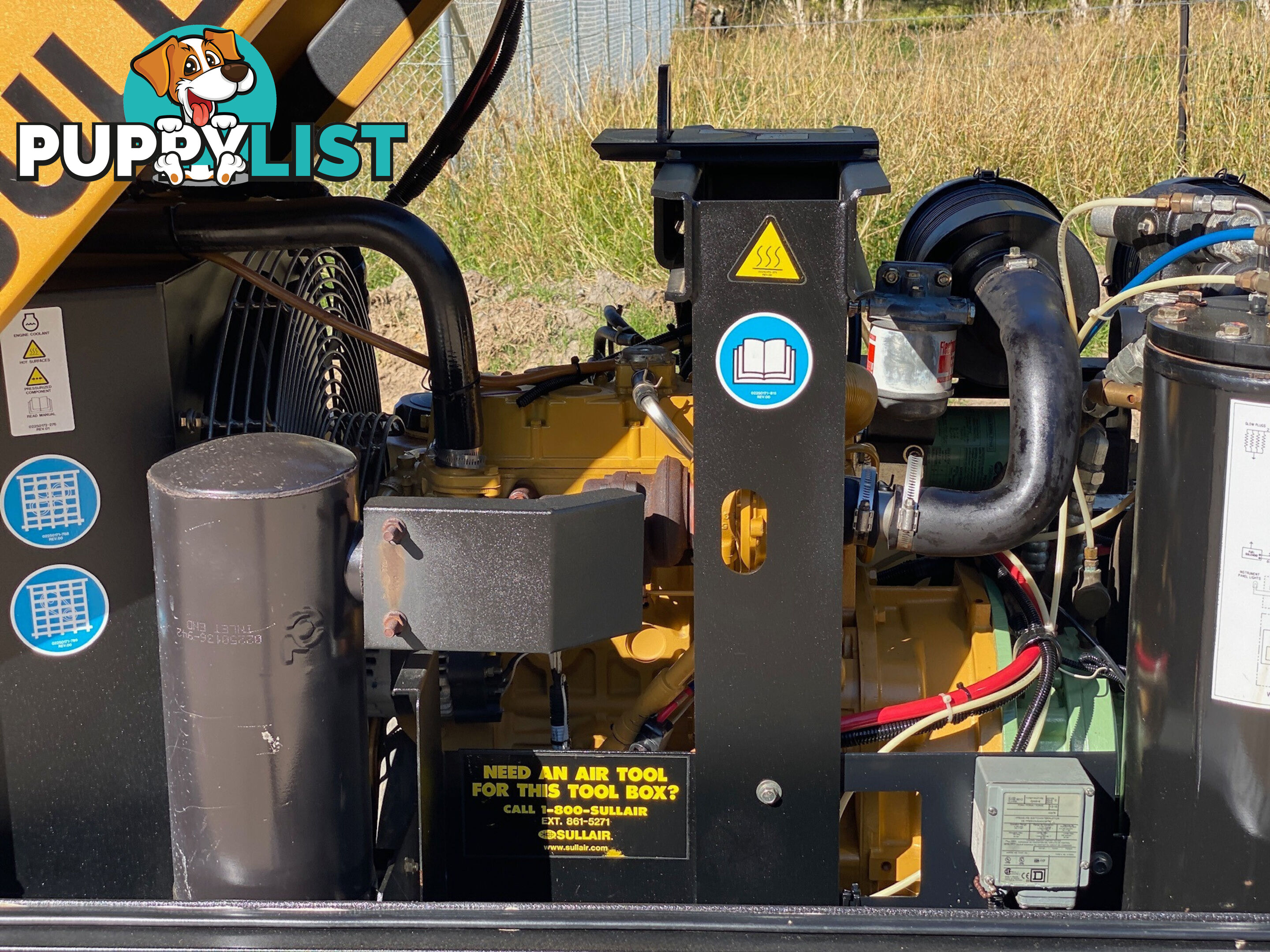 Sullair 185DPQ Diesel Compressor