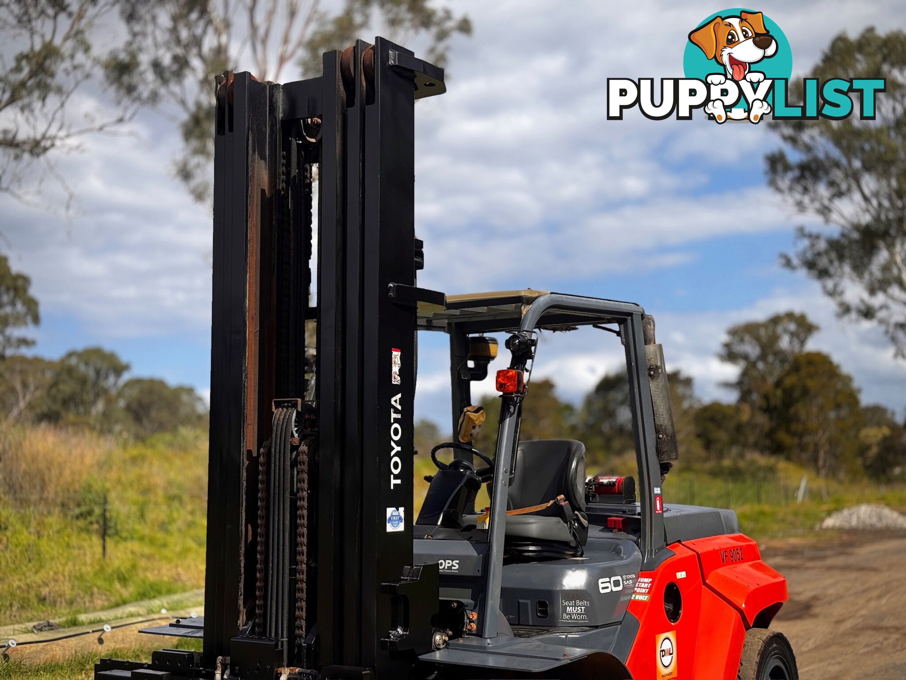 Toyota 8FD60N All/Rough Terrain Forklift