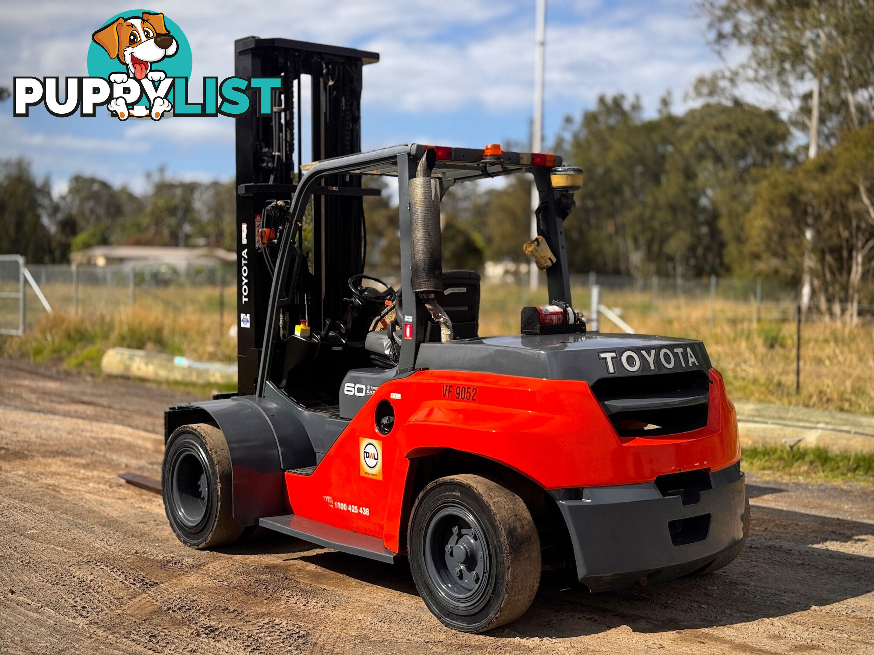 Toyota 8FD60N All/Rough Terrain Forklift