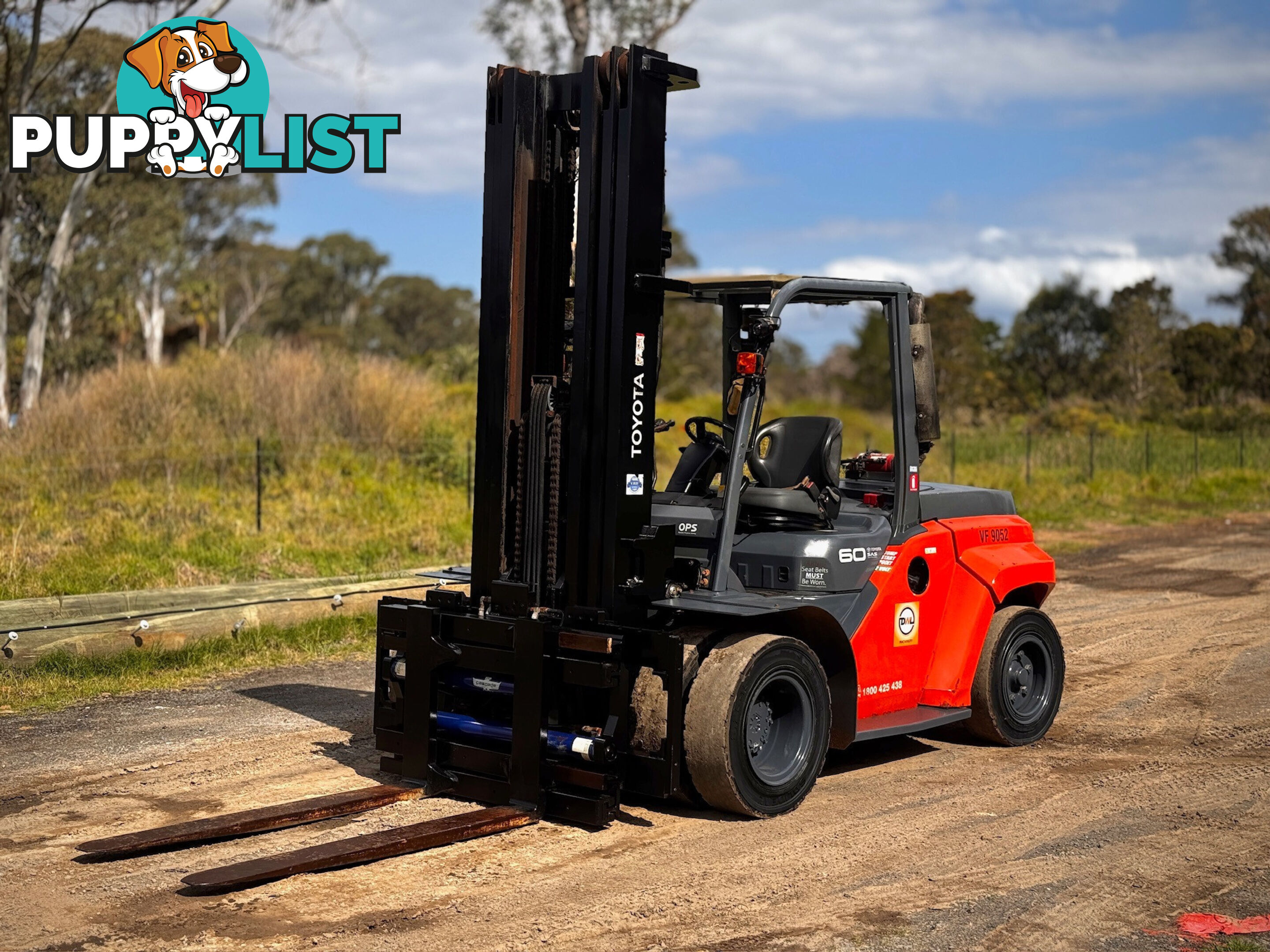 Toyota 8FD60N All/Rough Terrain Forklift