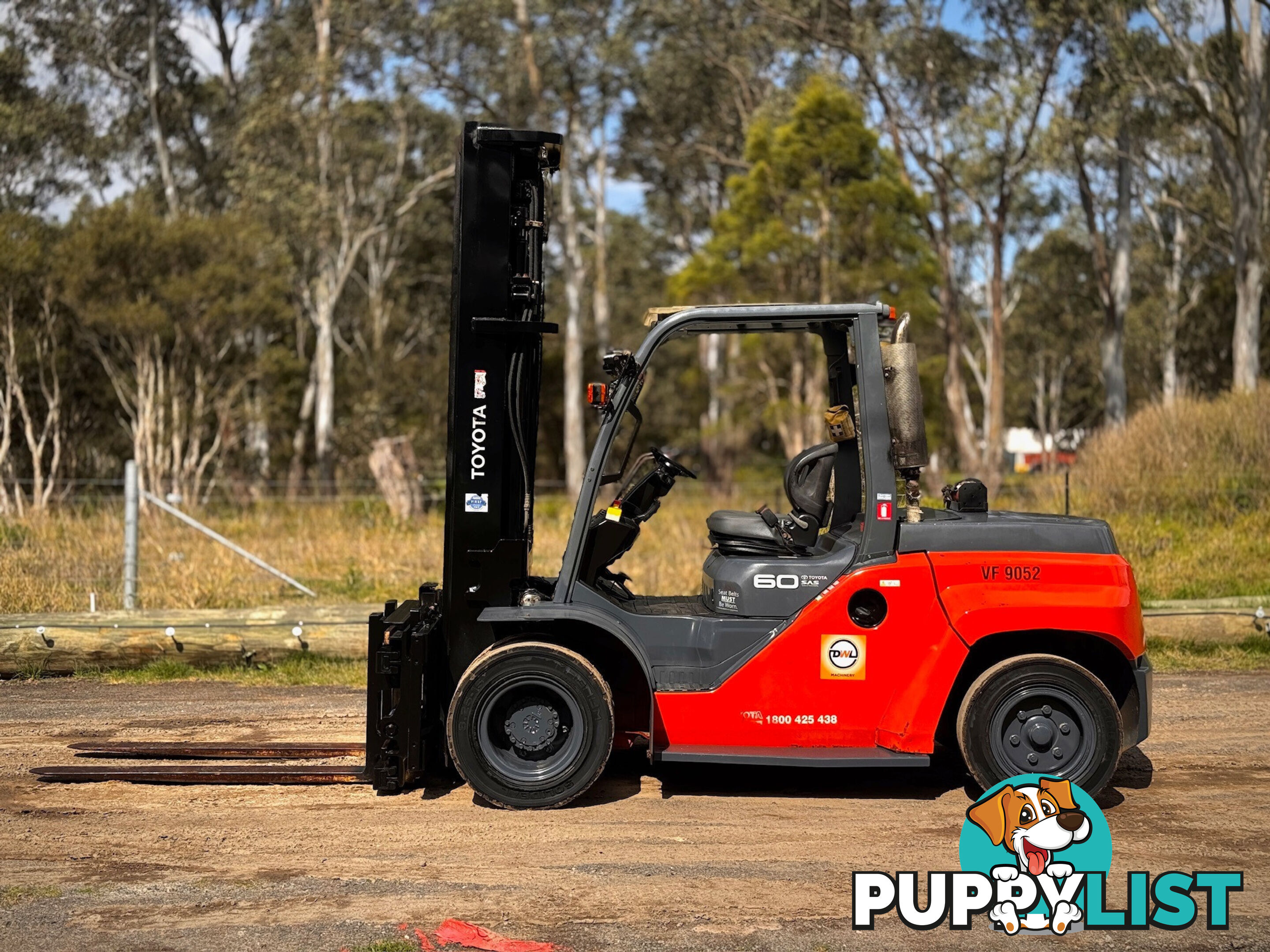 Toyota 8FD60N All/Rough Terrain Forklift