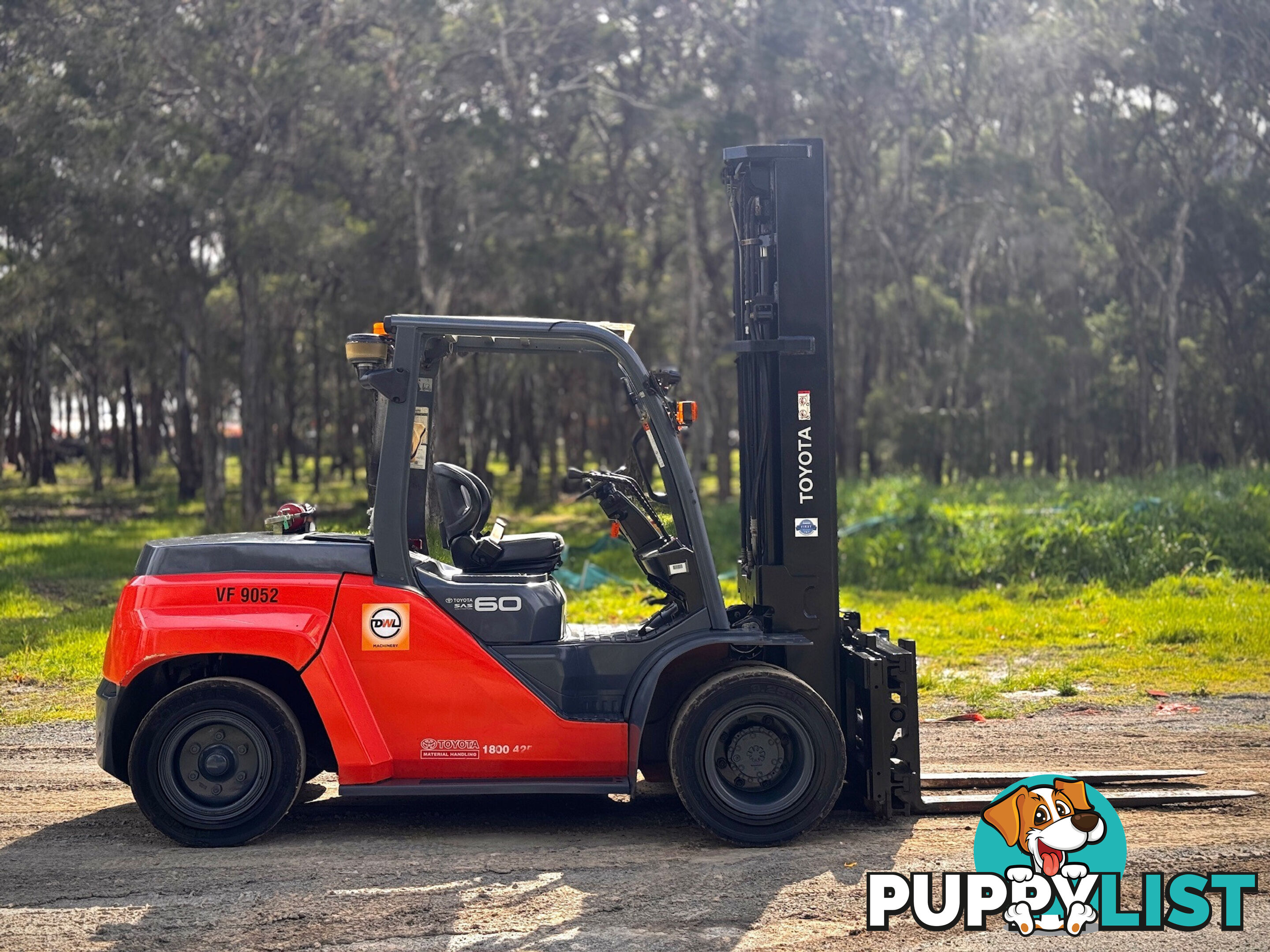 Toyota 8FD60N All/Rough Terrain Forklift