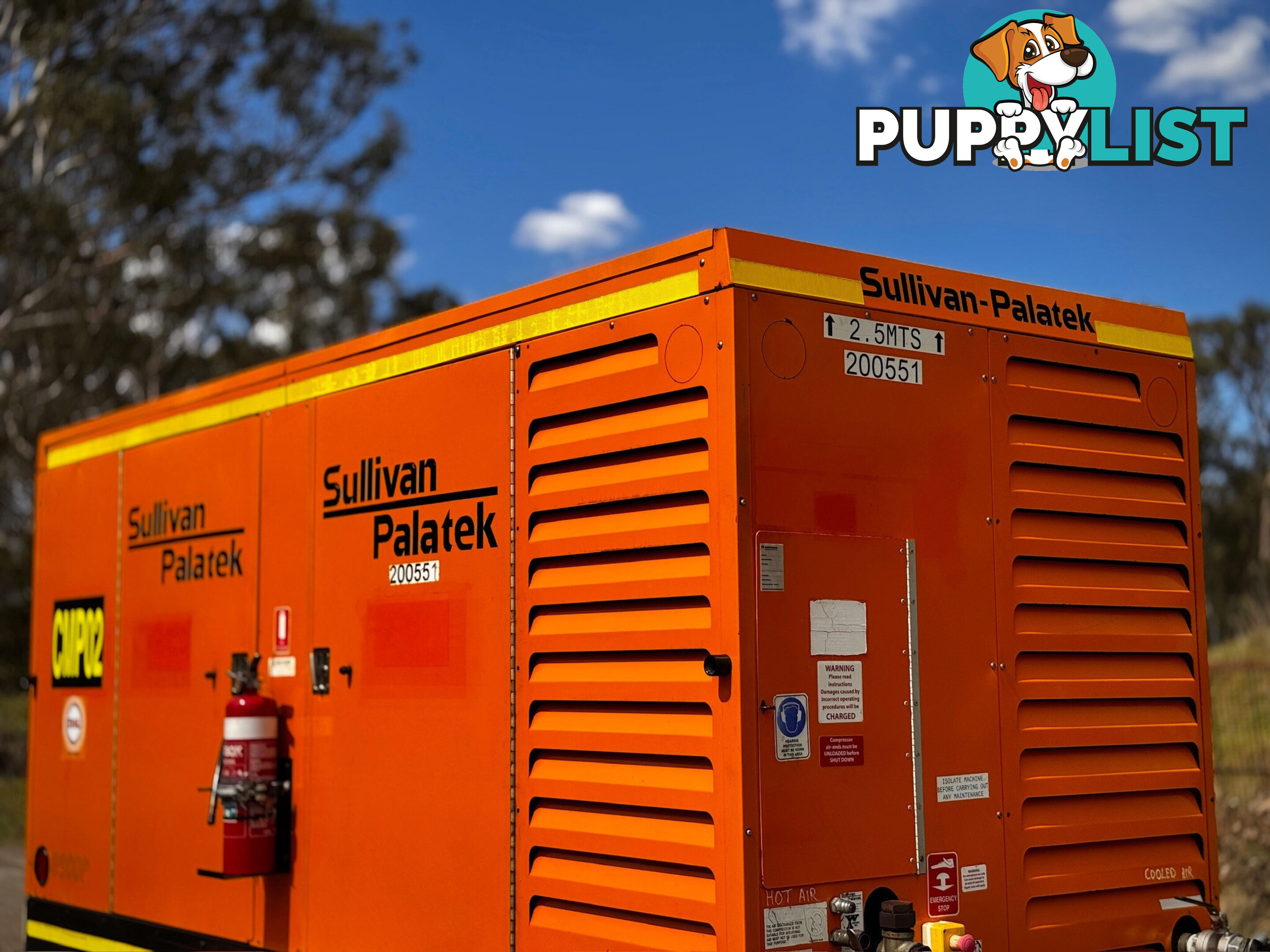 Sullivan Palatek DE900PCA Diesel Compressor