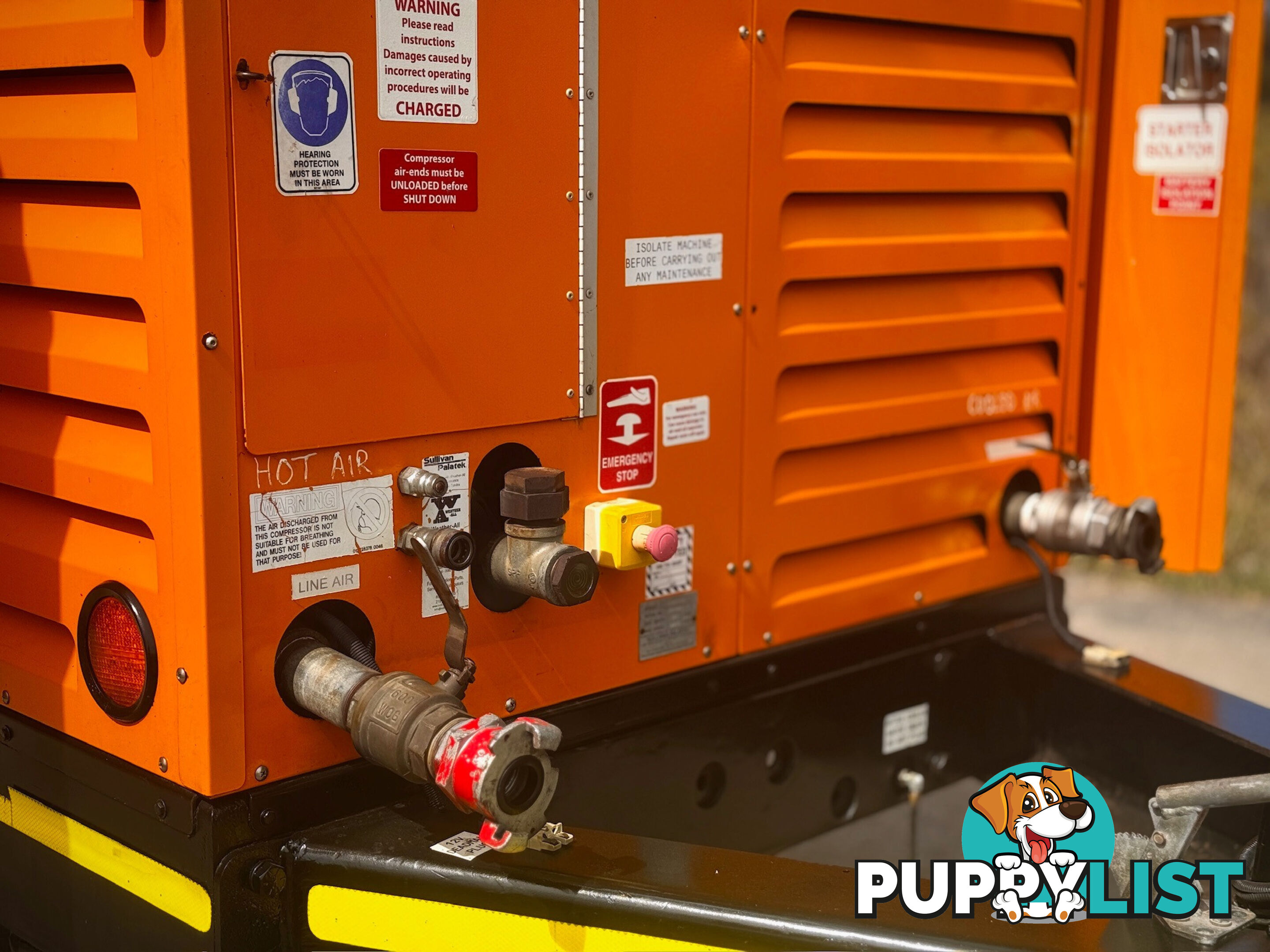 Sullivan Palatek DE900PCA Diesel Compressor