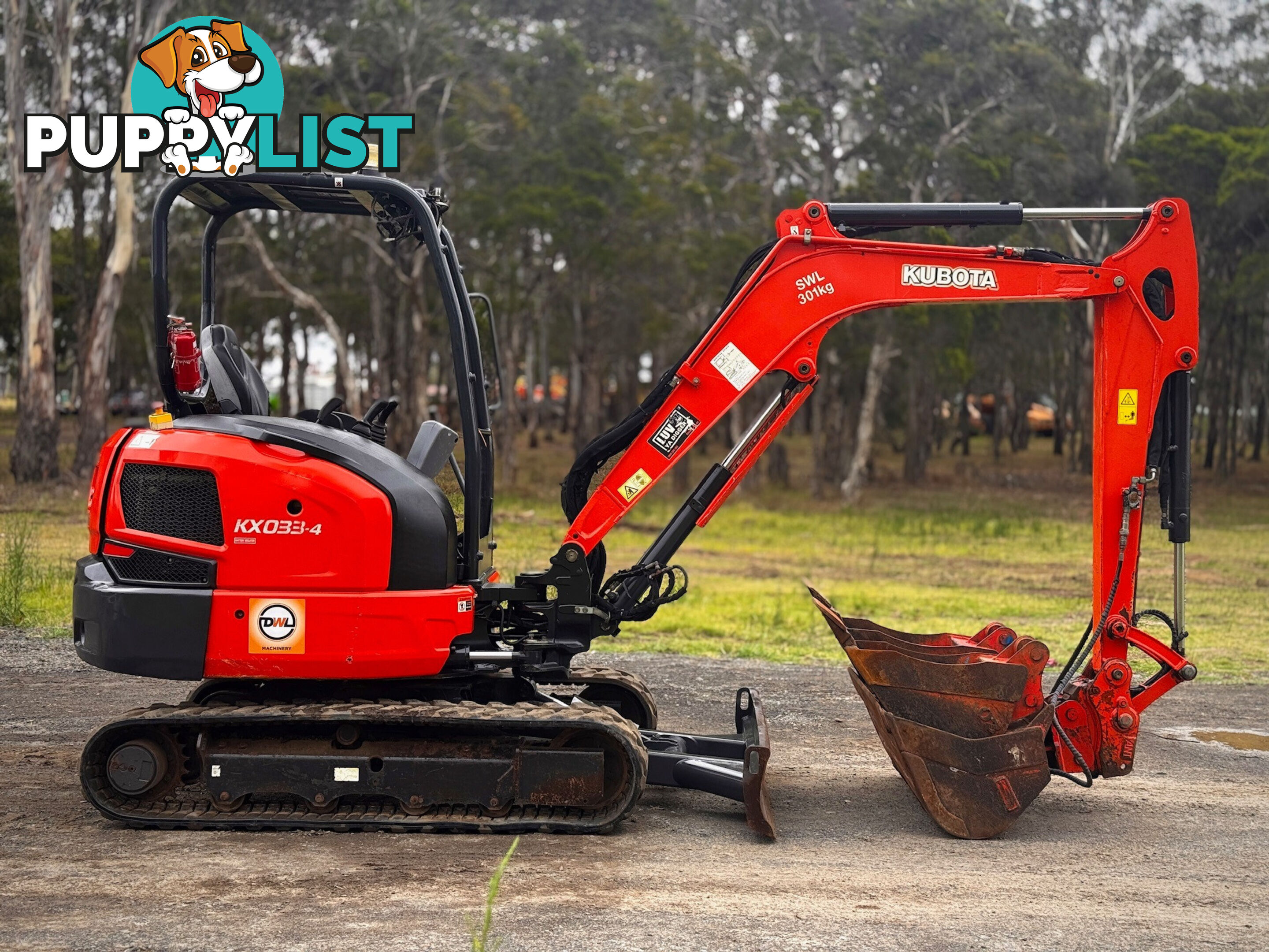 Kubota KX033 Tracked-Excav Excavator