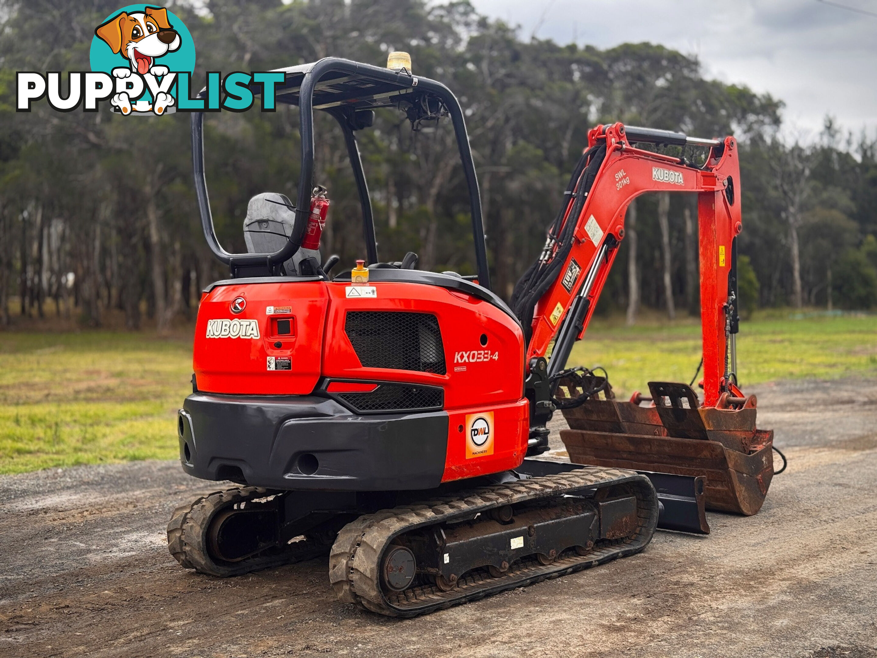 Kubota KX033 Tracked-Excav Excavator