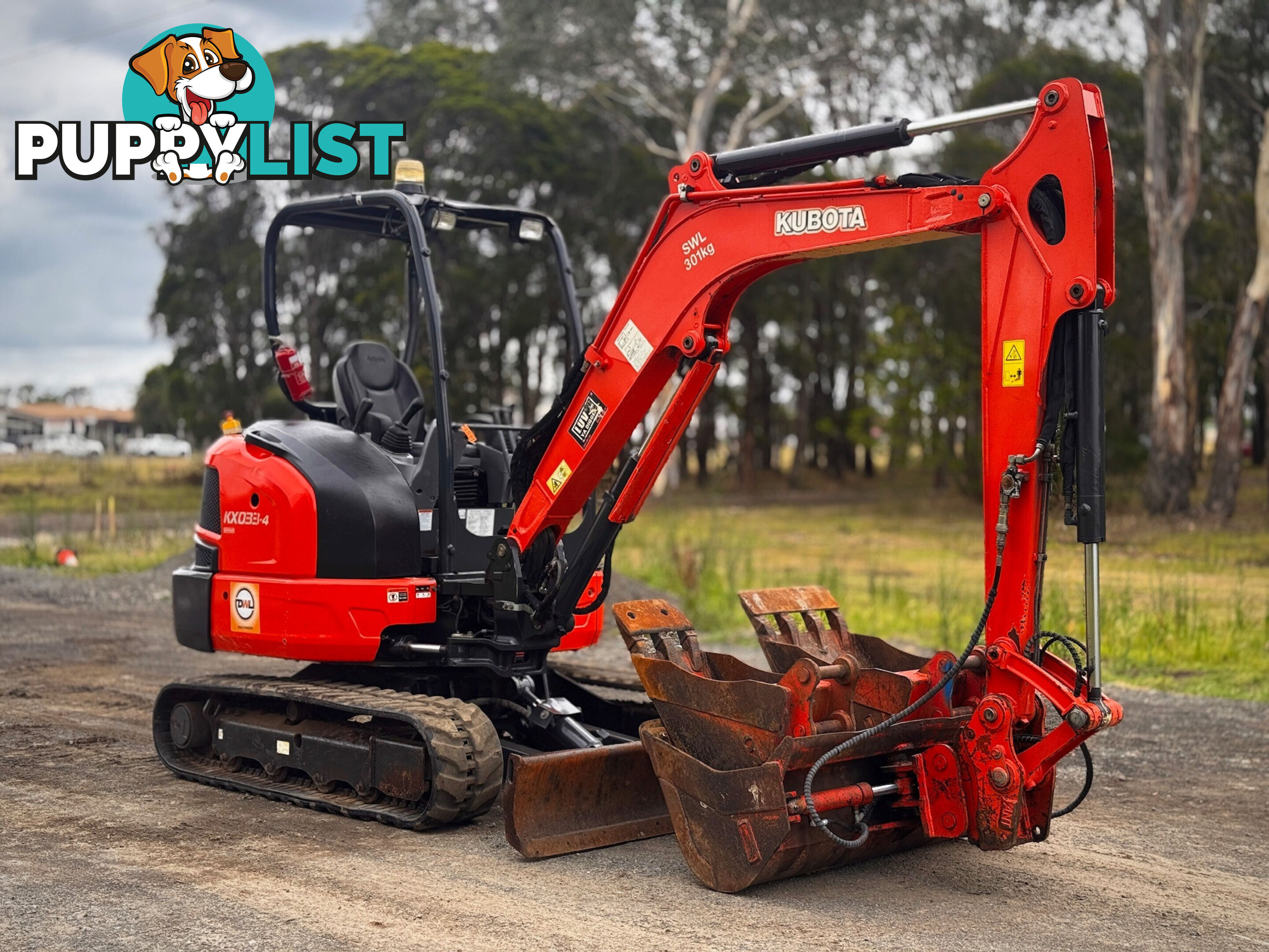 Kubota KX033 Tracked-Excav Excavator