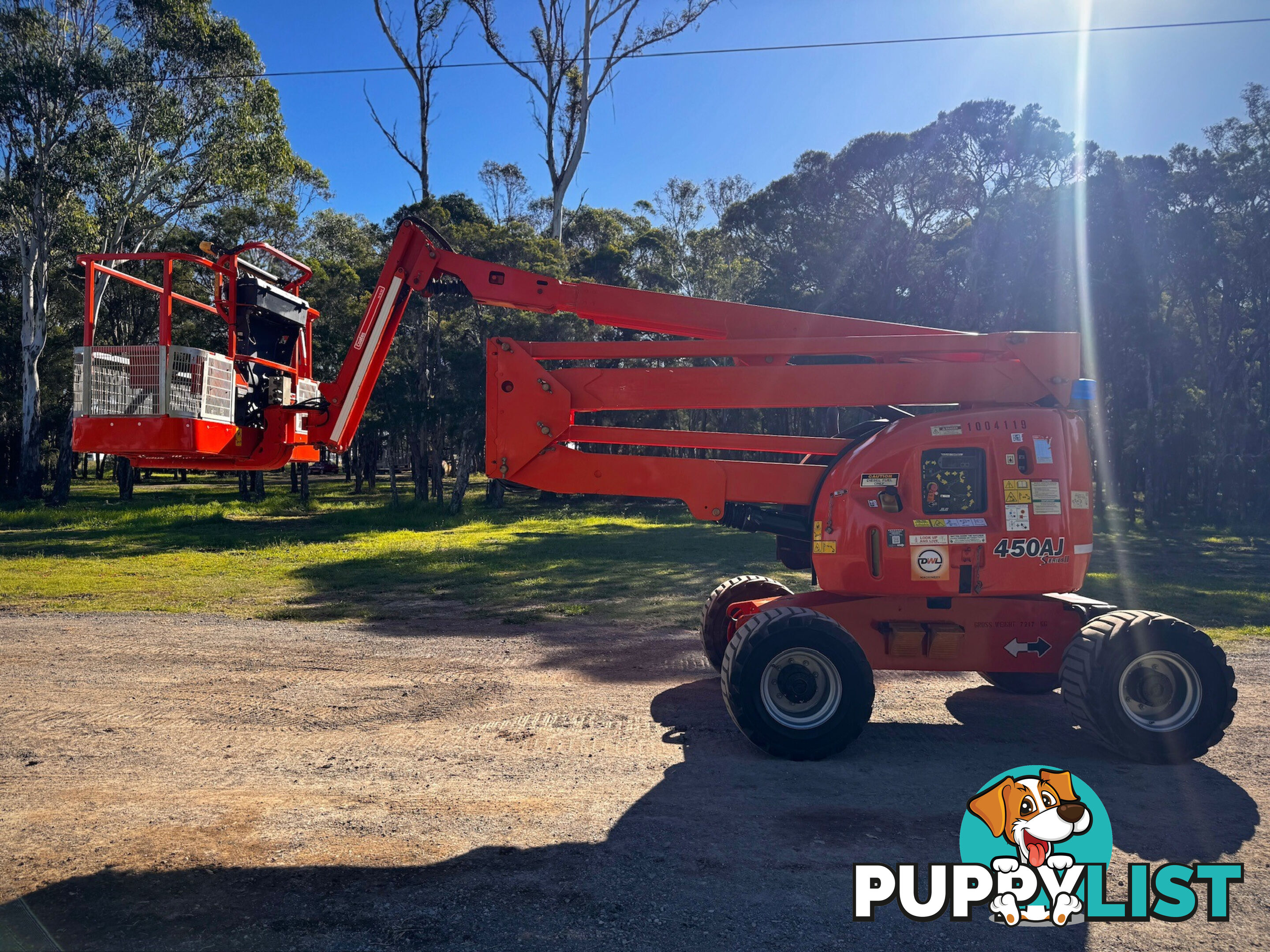 JLG 450AJ Boom Lift Access &amp; Height Safety