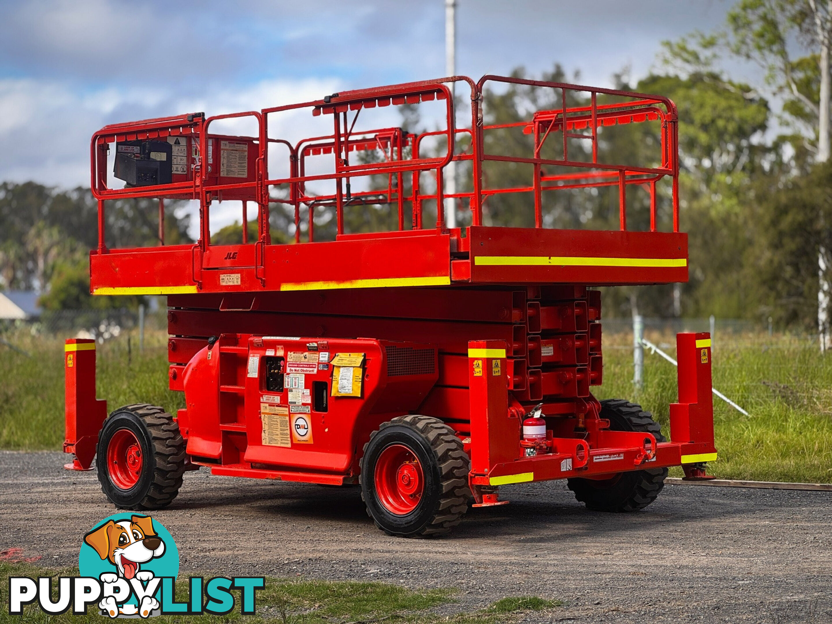 JLG 4394RT Scissor Lift Access &amp; Height Safety