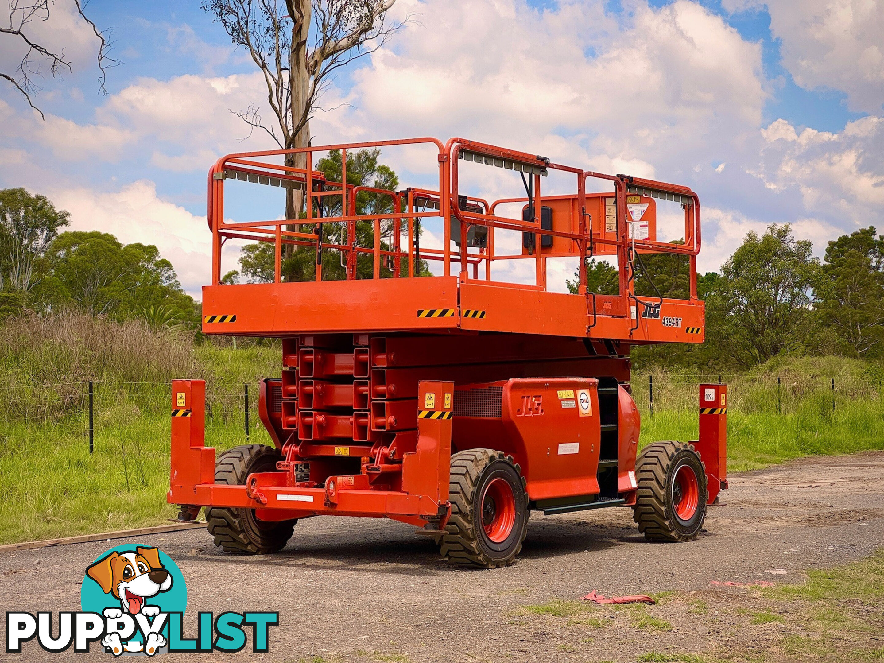 JLG 4394RT Scissor Lift Access &amp; Height Safety