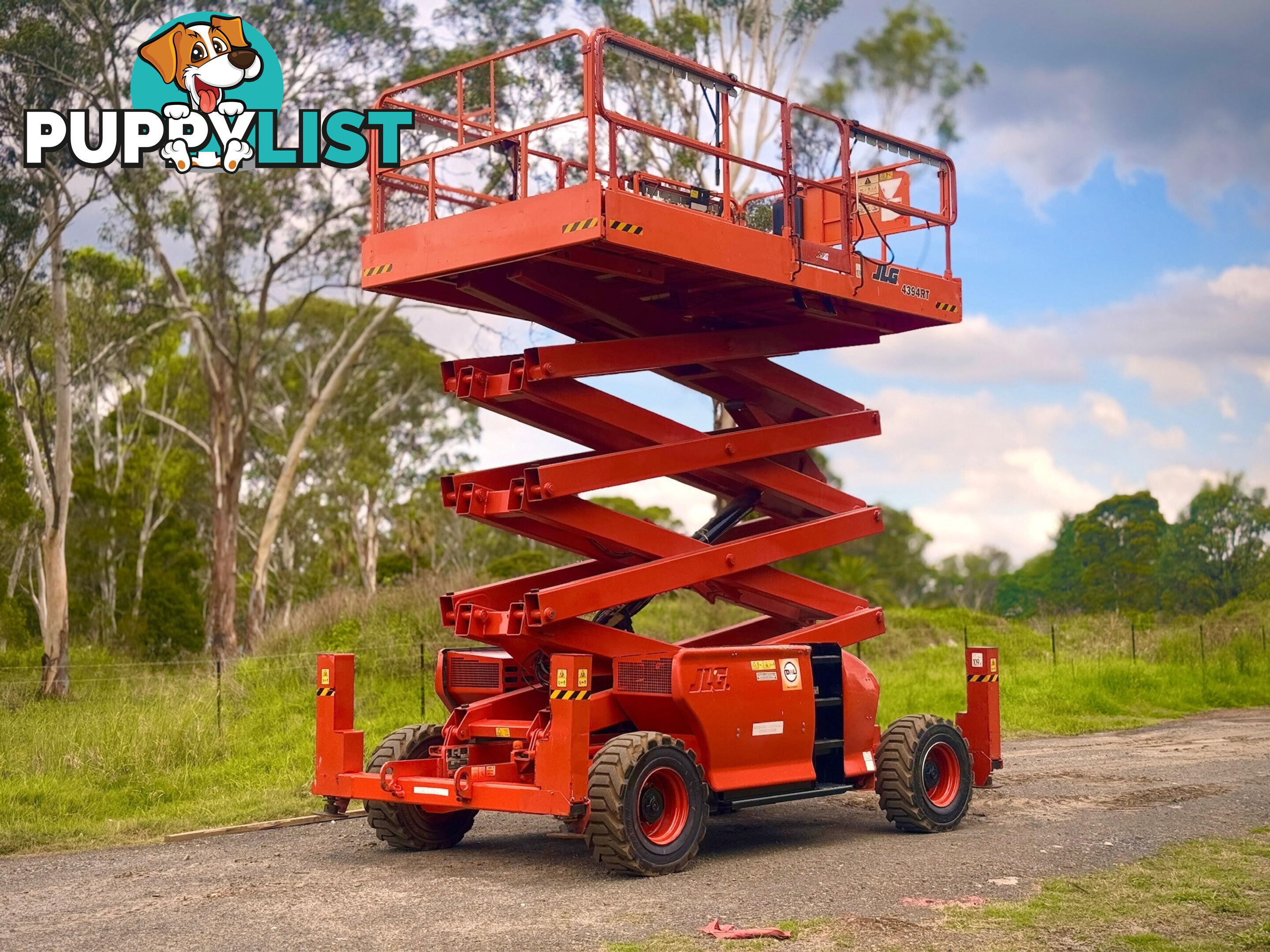 JLG 4394RT Scissor Lift Access &amp; Height Safety