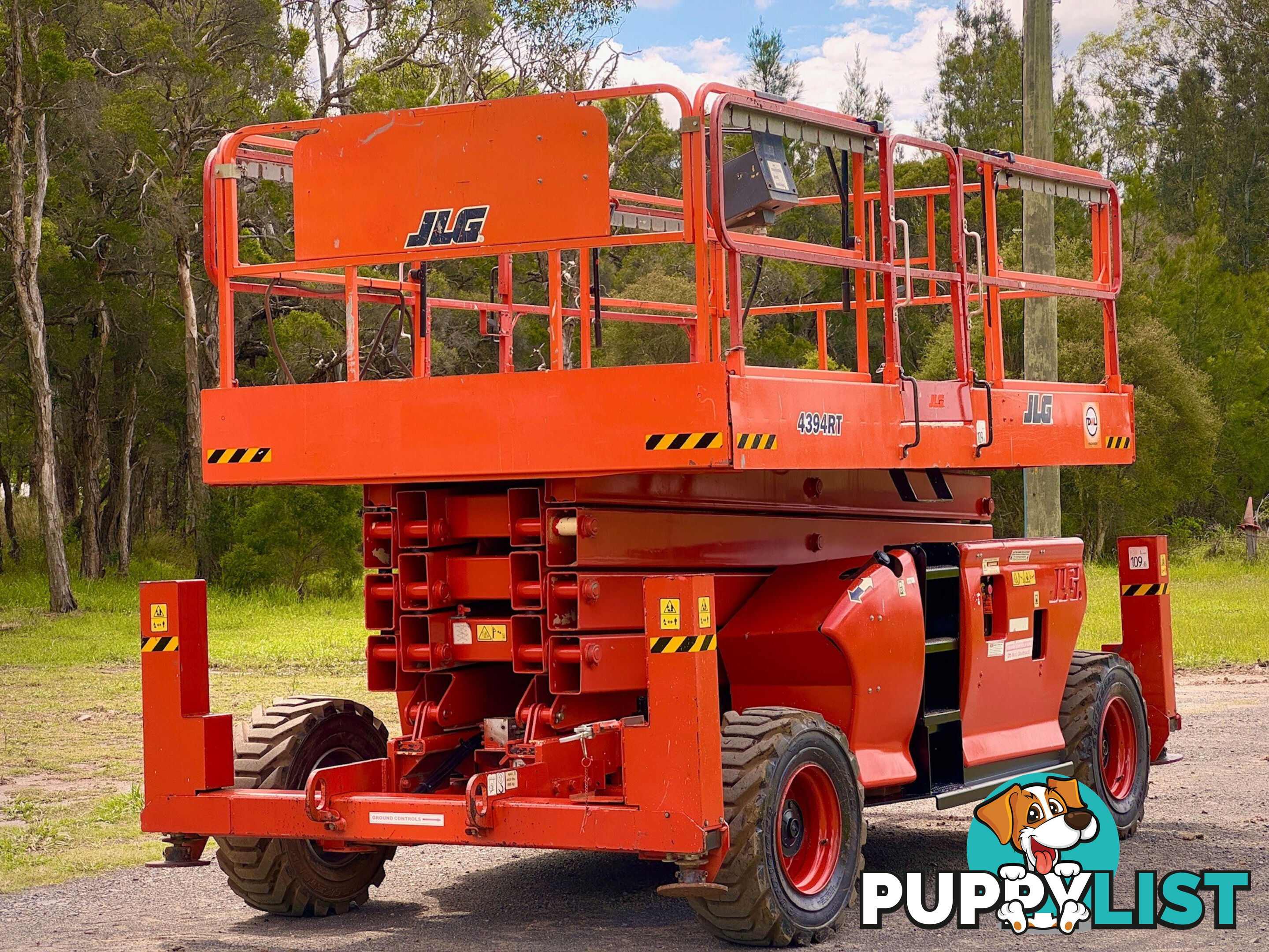 JLG 4394RT Scissor Lift Access &amp; Height Safety