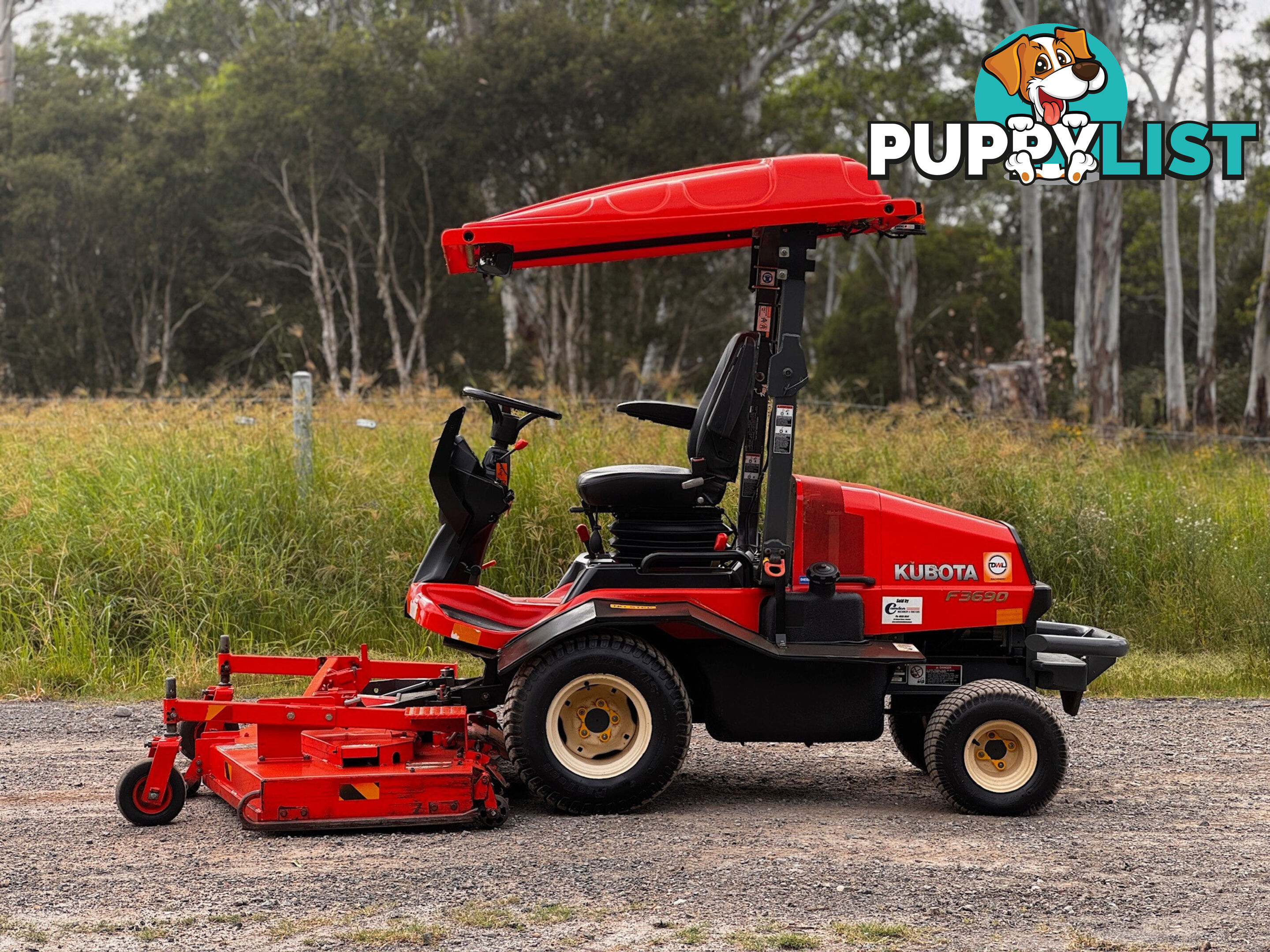 Kubota F3690 Front Deck Lawn Equipment