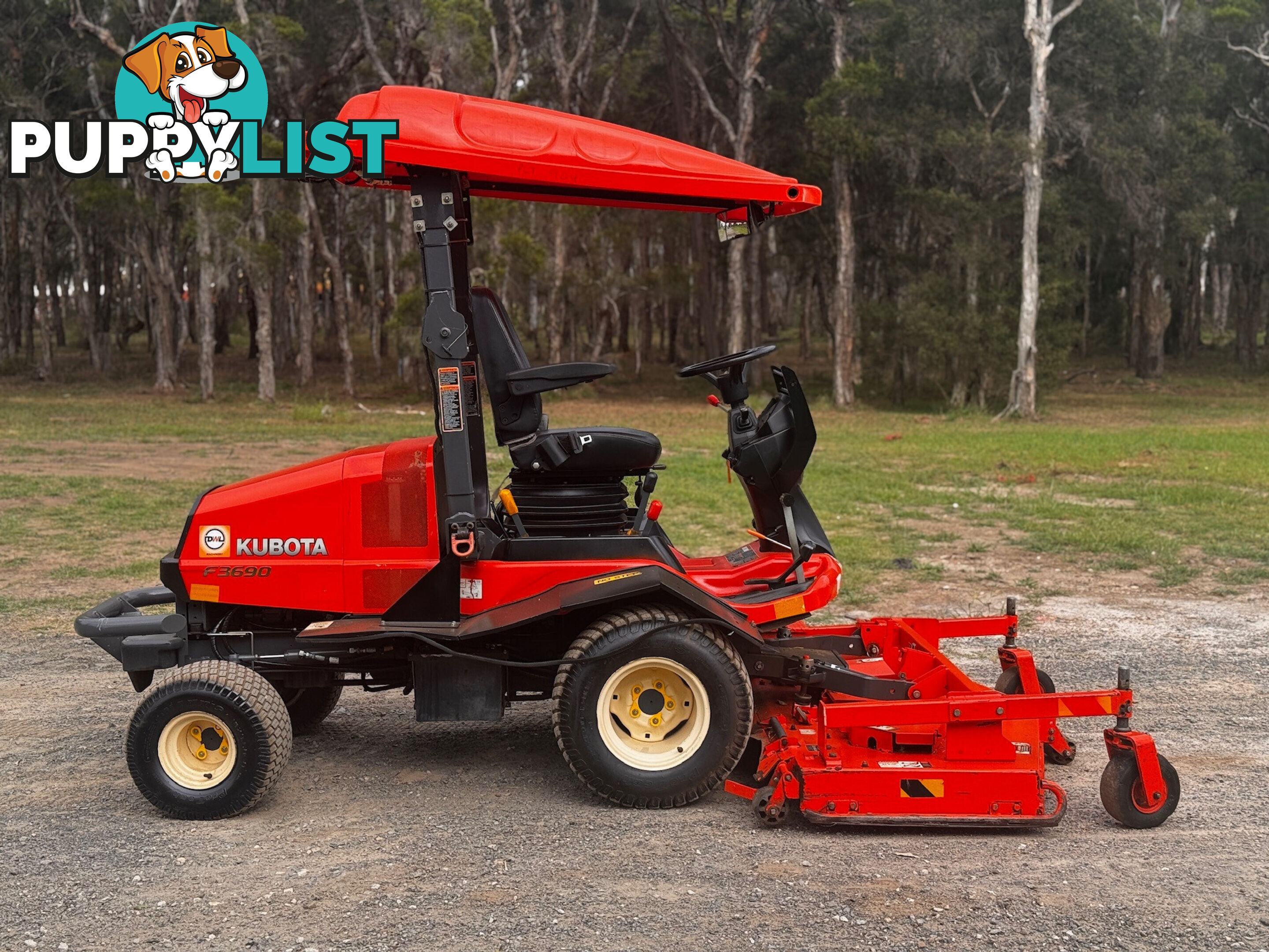 Kubota F3690 Front Deck Lawn Equipment